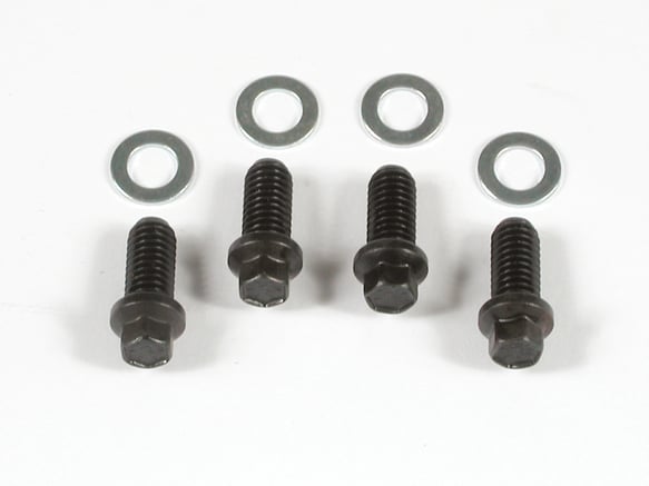 Mr. Gasket Header Bolts - 3/8-16 x 3/4 Inch Mini Hex Head - Black Oxide