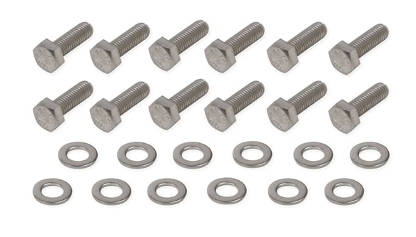 Mr. Gasket Rear Cover Bolt Set - Stainless Steel