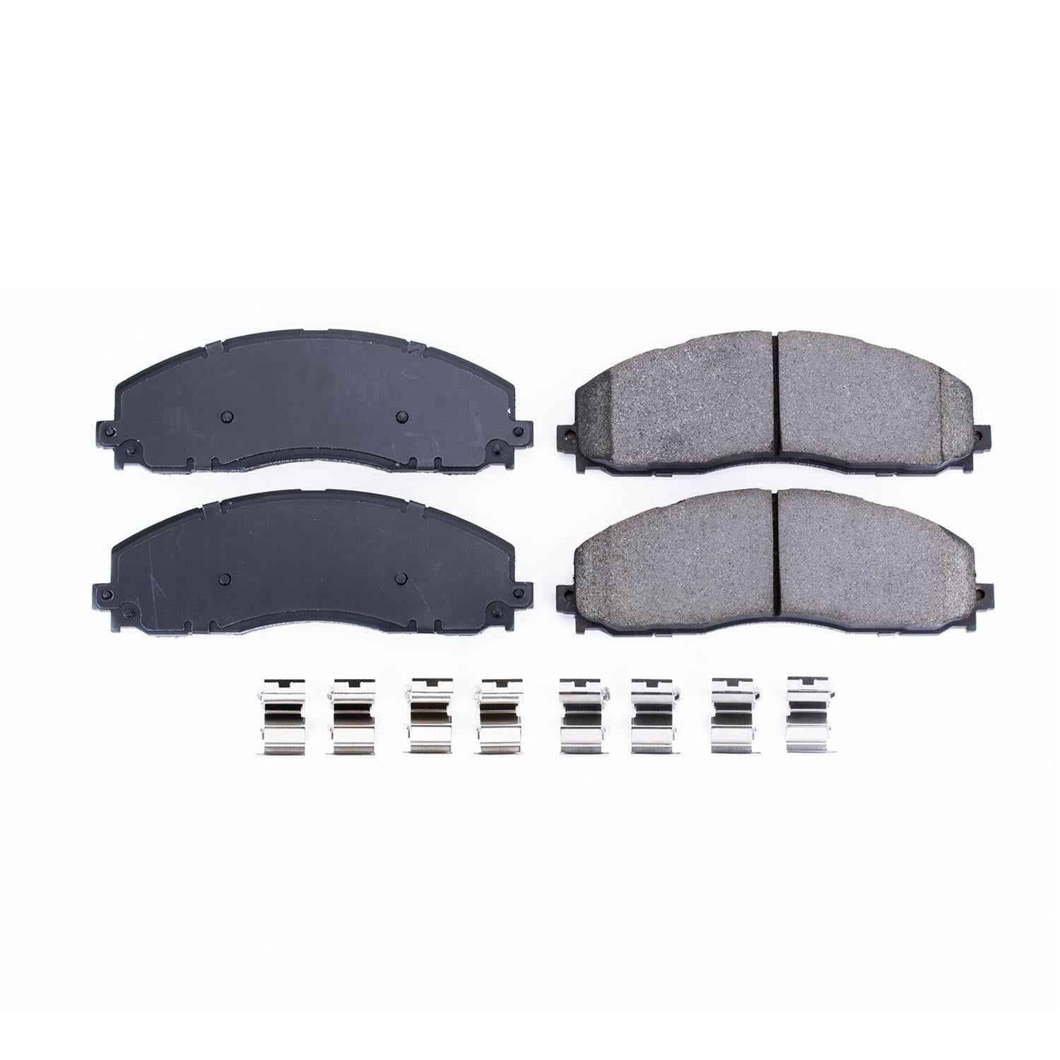 PowerStop Z17 Evolution Plus Brake Pads for 2012-2022 F-250 SUPER DUTY, F-350 SUPER DUTY, 2013-2016 F-450 SUPER DUTY - 17-1680