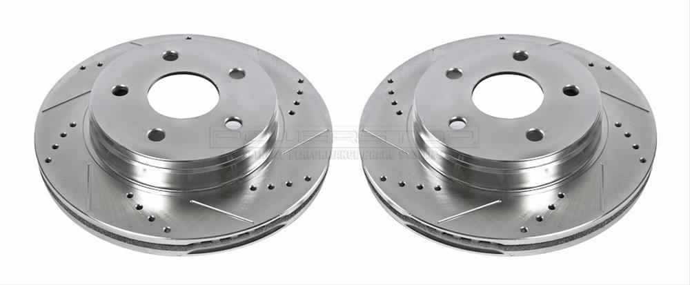 PowerStop Evolution Drilled and Slotted Rotors AR-8750XPR