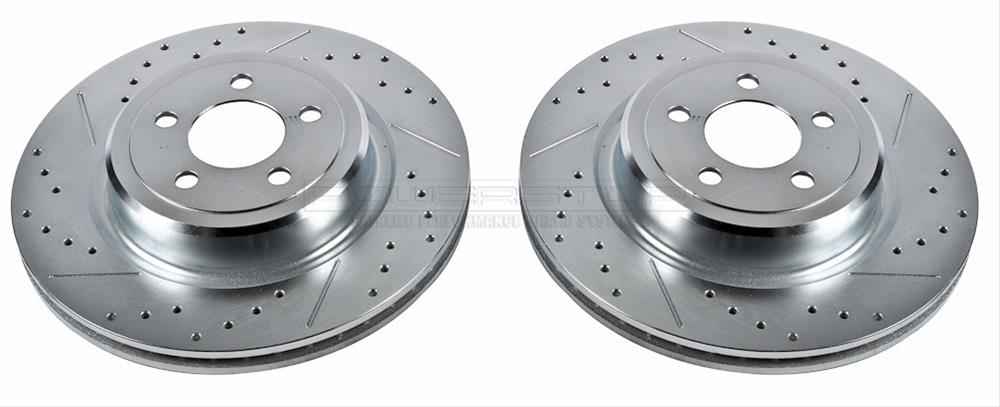 PowerStop Evolution Drilled and Slotted Rotors AR-8775XPR