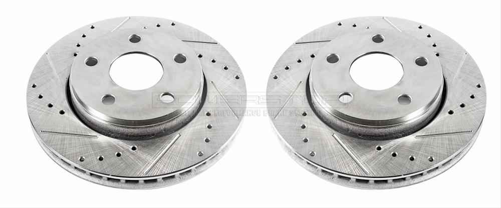 PowerStop Evolution Drilled and Slotted Rotors for 2007-2017 WRANGLER, 2018 WRANGLER JK - AR-8780XPR