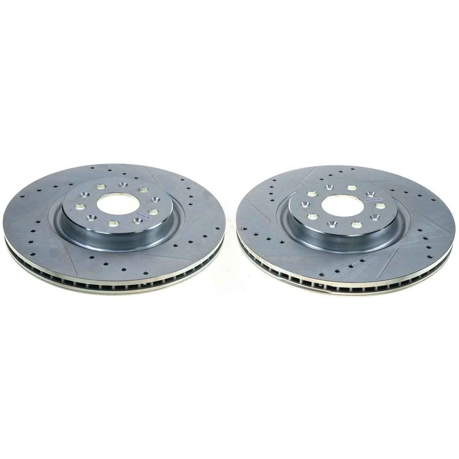 PowerStop Evolution Drilled and Slotted Rotors for 2020-2024 CORVETTE - AR82203XPR