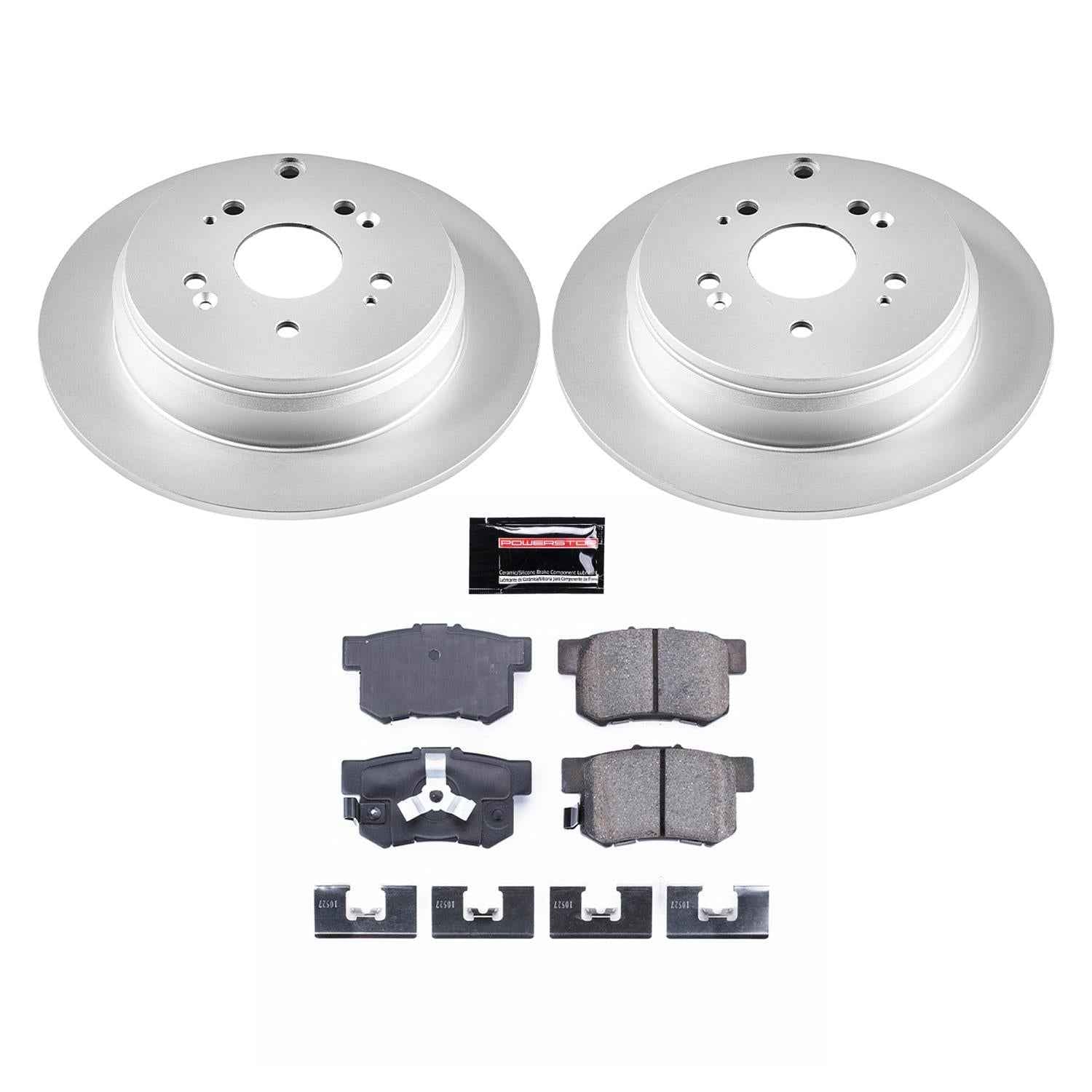 PowerStop Z17 Evolution Plus GEOMET Coated Brake Kits for 2005-2016 CR-V, 2010-2018 RDX - CRK206