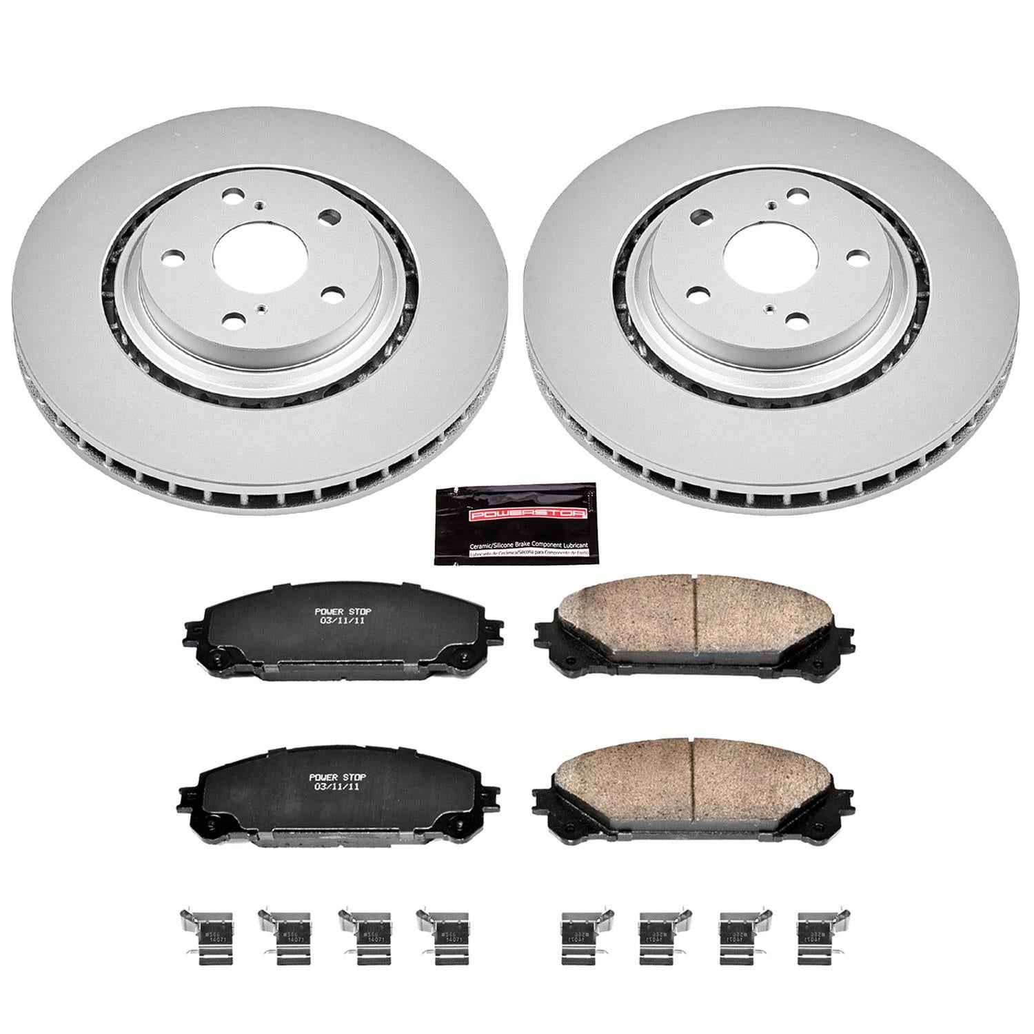 PowerStop Z17 Evolution Plus GEOMET Coated Brake Kits CRK4713