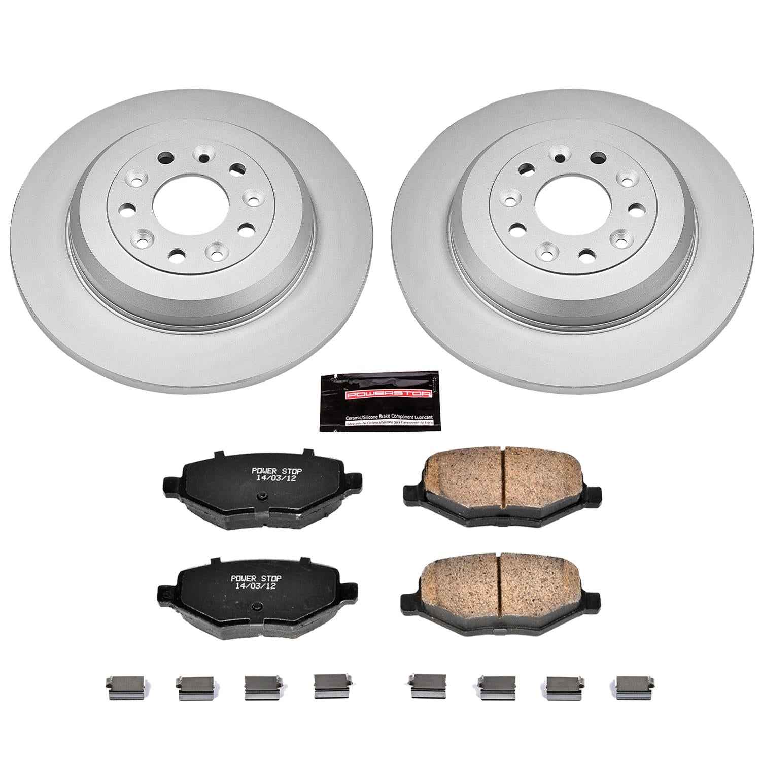PowerStop Z17 Evolution Plus GEOMET Coated Brake Kits CRK4744