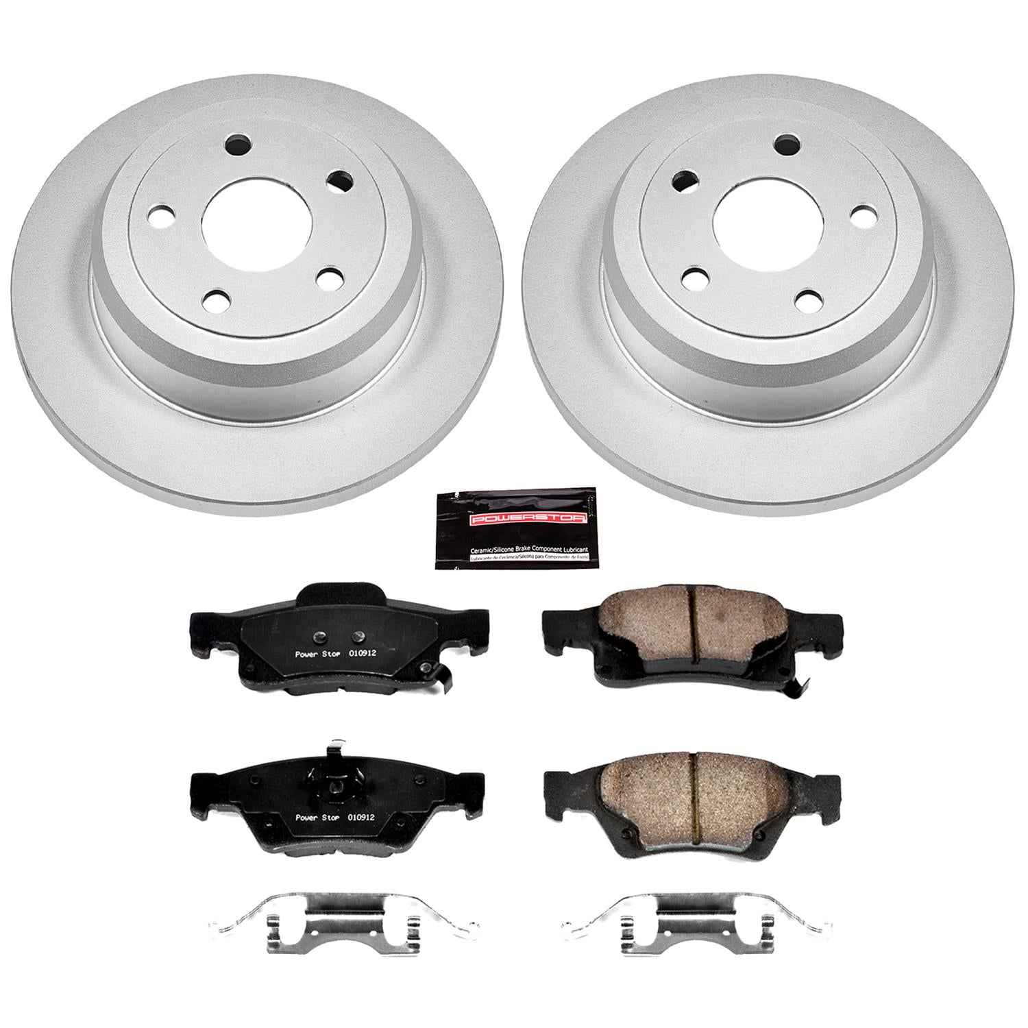 PowerStop Z17 Evolution Plus GEOMET Coated Brake Kits for 2011-2020 DURANGO, GRAND CHEROKEE - CRK5950