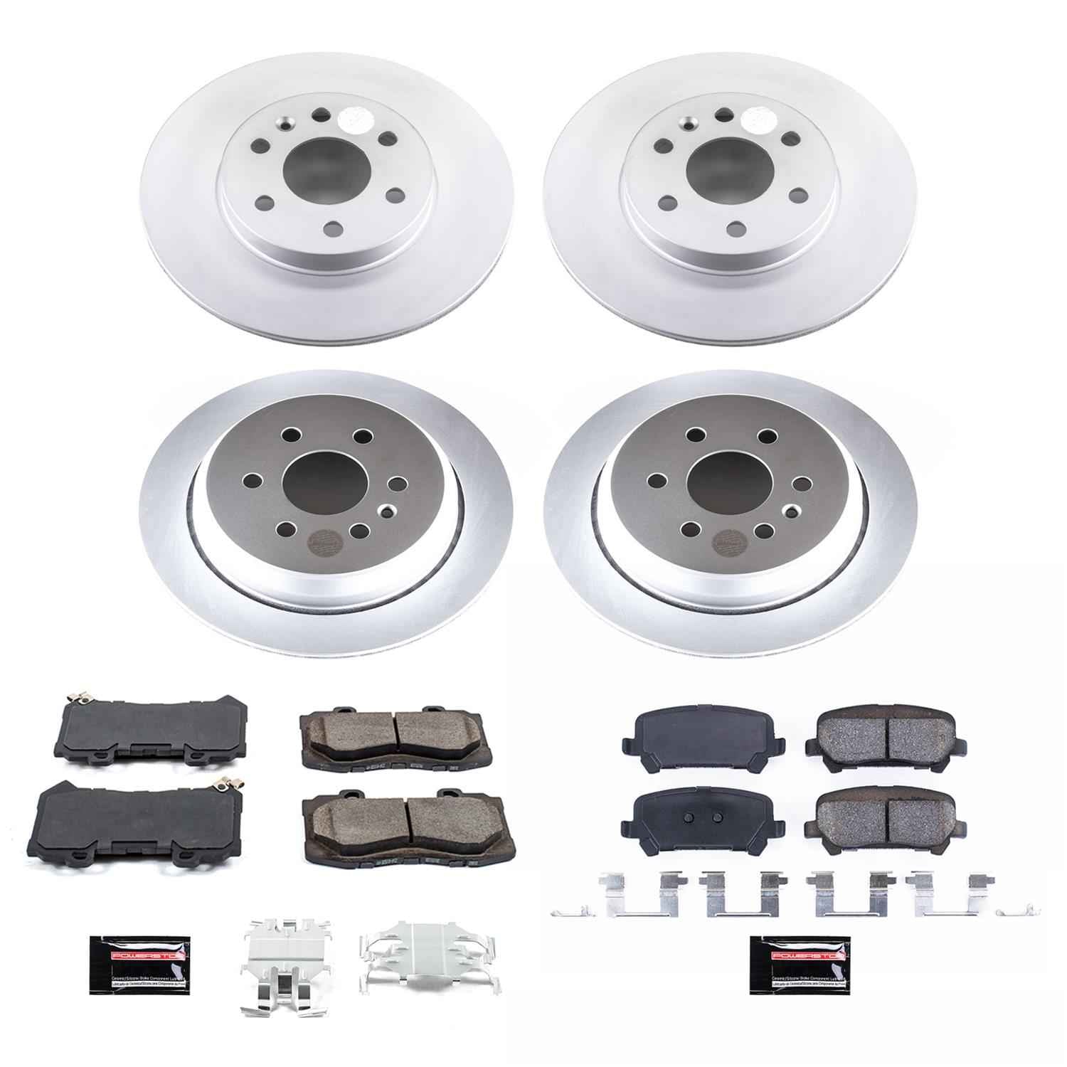 PowerStop Z17 Evolution Plus GEOMET Coated Brake Kits for 2015-2020 CANYON, COLORADO - CRK7228