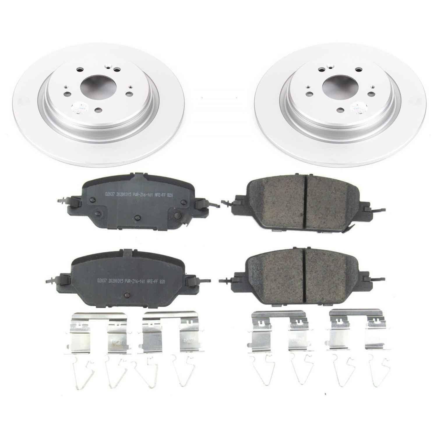 PowerStop Z17 Evolution Plus GEOMET Coated Brake Kits for 2017-2025 CR-V - CRK7528