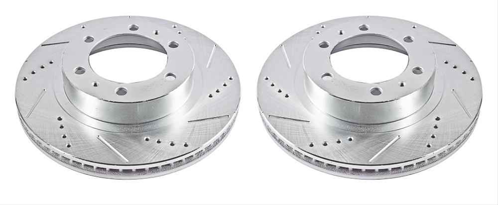 PowerStop Evolution Drilled and Slotted Rotors for 2003-2009 4RUNNER, 2007-2014 FJ CRUISER, 2005-2023 TACOMA - JBR-1121XPR