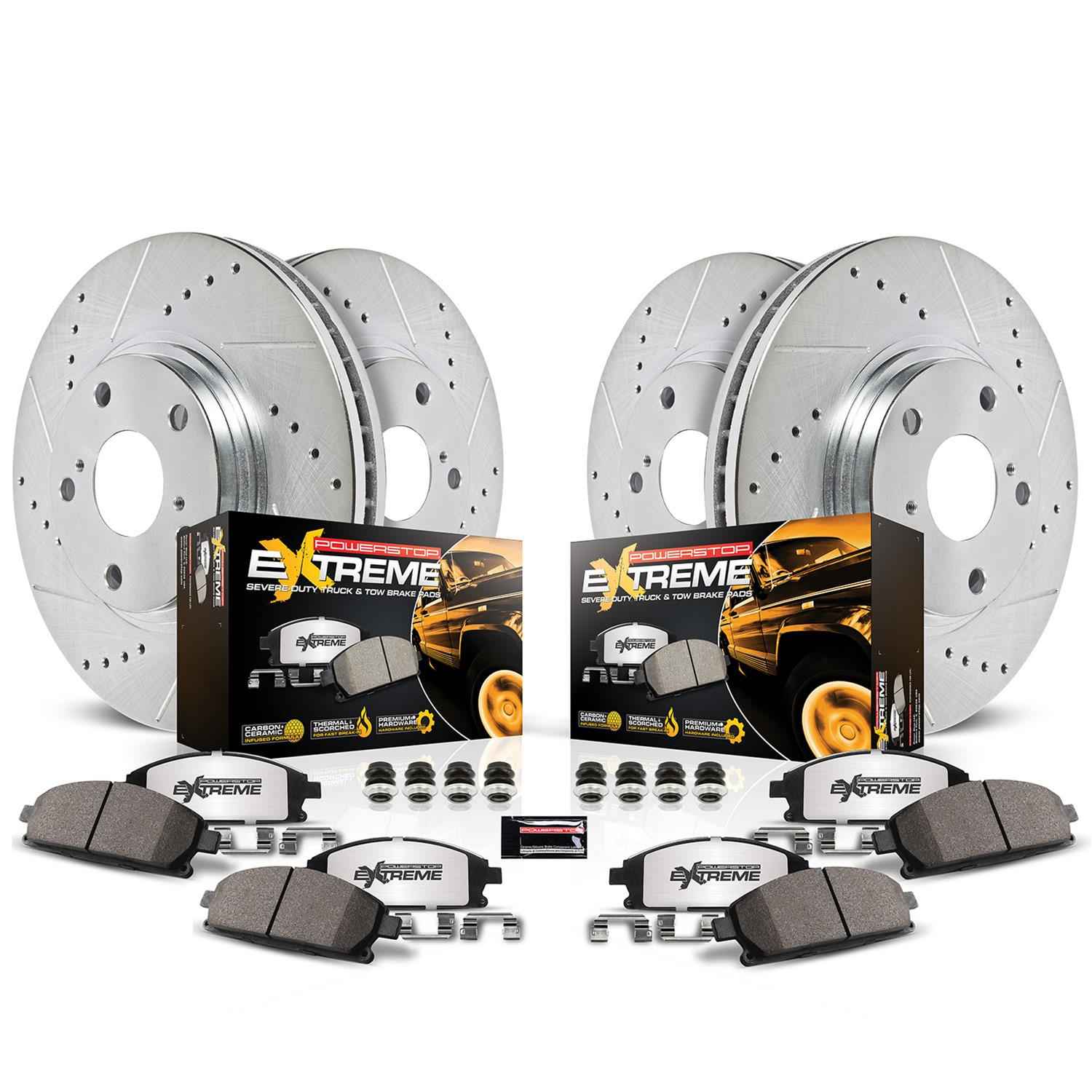 PowerStop Z36 Truck and Tow Brake Upgrade Kits for 2023-2024 F-350 SUPER DUTY - K9227-36