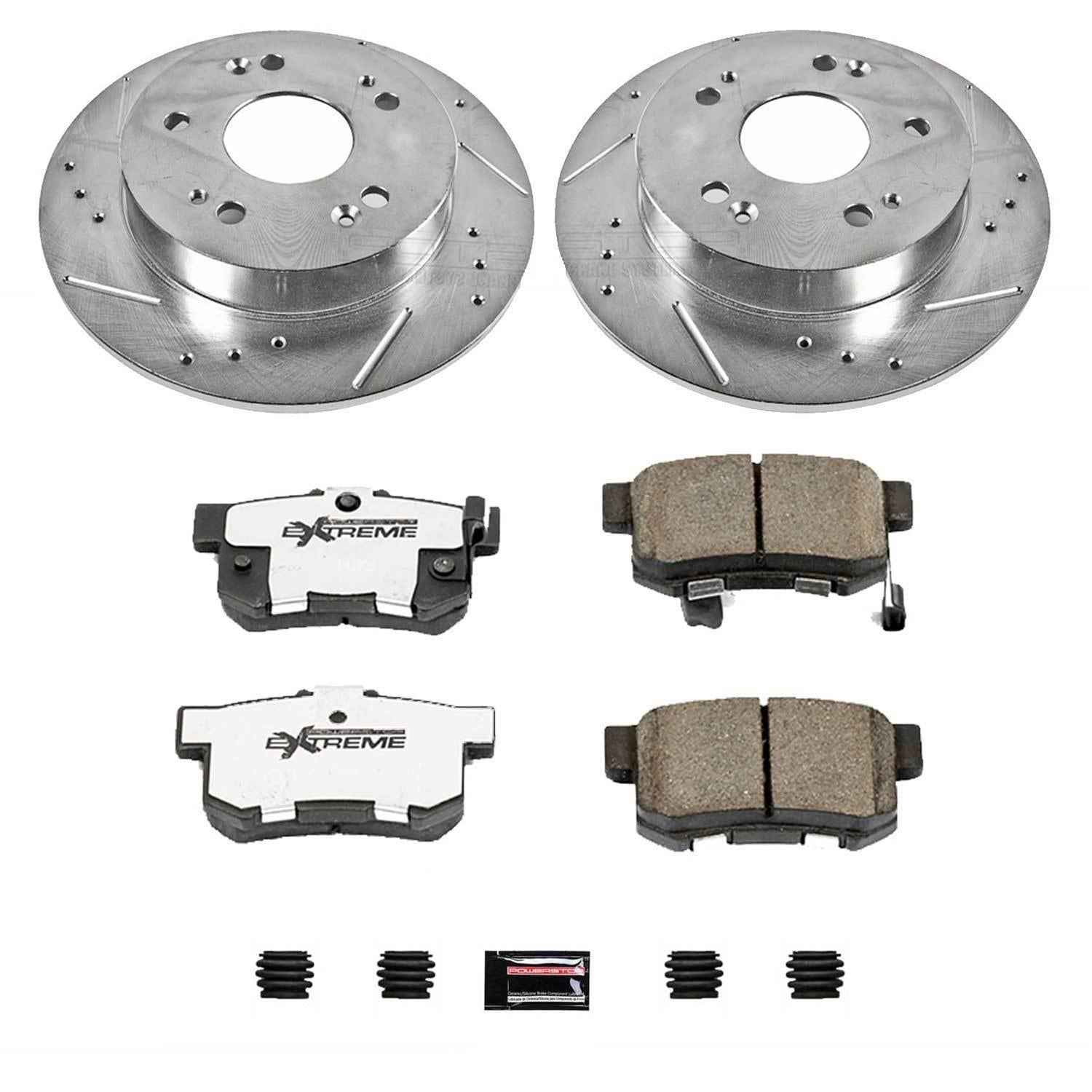 PowerStop Z26 Street Warrior Brake Upgrade Kits for 2006-2015 CIVIC, 2013-2015 ILX, 1997-2001 PRELUDE - K1243-26