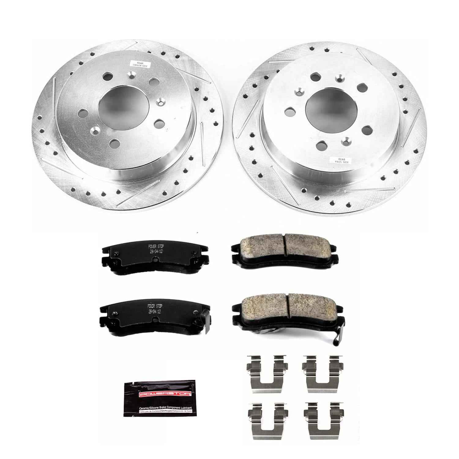 PowerStop Z23 Evolution Sport Brake Upgrade Kits for 2006-2010 IMPALA, 2008-2009 LACROSSE, 2006-2007 MONTE CARLO - K1440