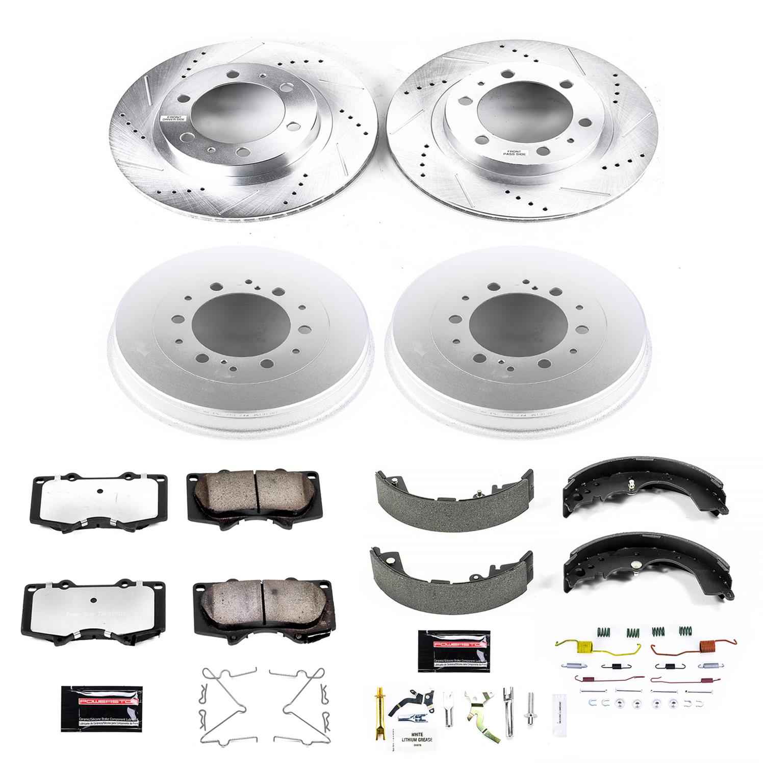 PowerStop Z36 Truck and Tow Brake Upgrade Kits for 2005-2023 TACOMA - K15231DK-36