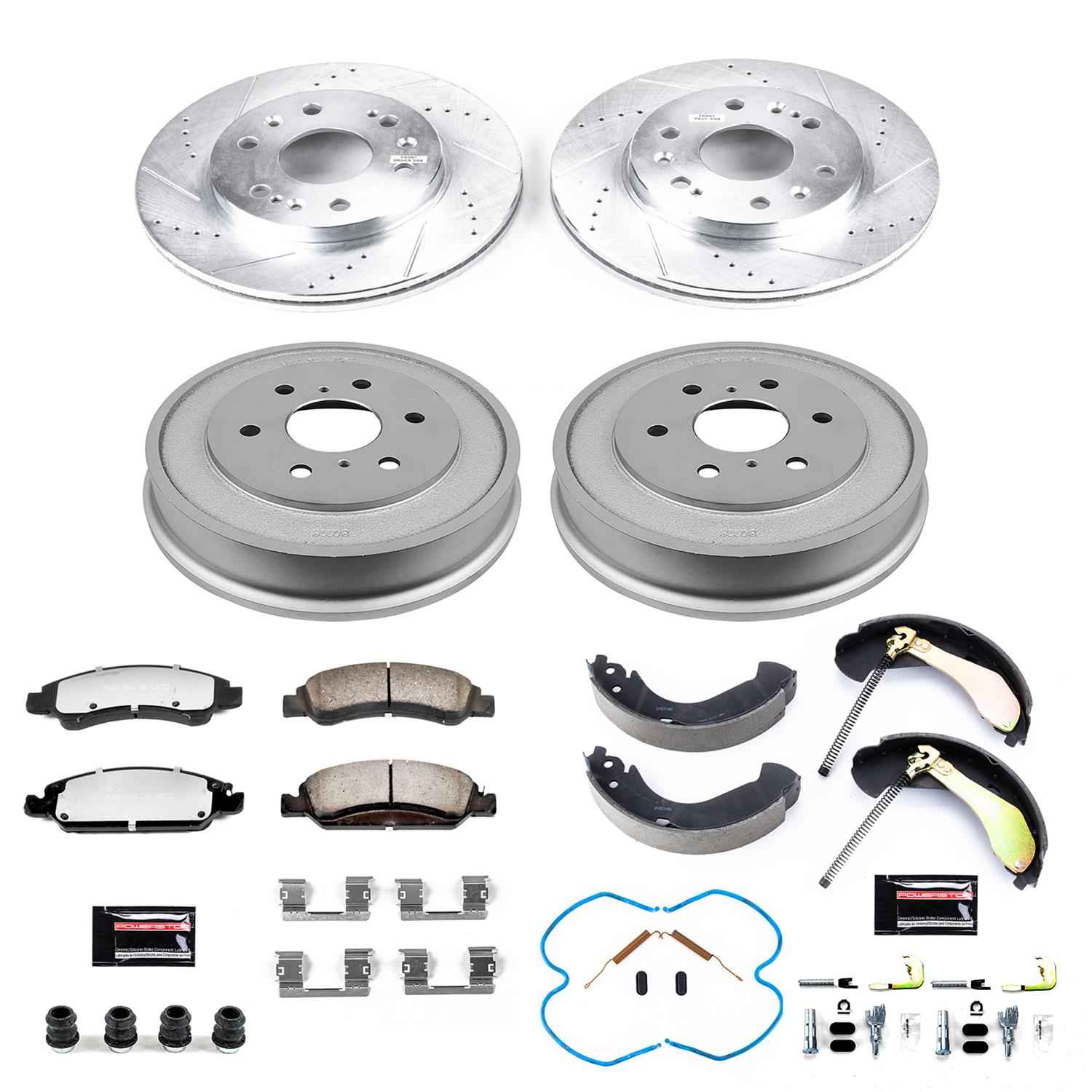 PowerStop Z36 Truck and Tow Brake Upgrade Kits for 2007-2008 SIERRA 1500, SILVERADO 1500 - K15238DK-36