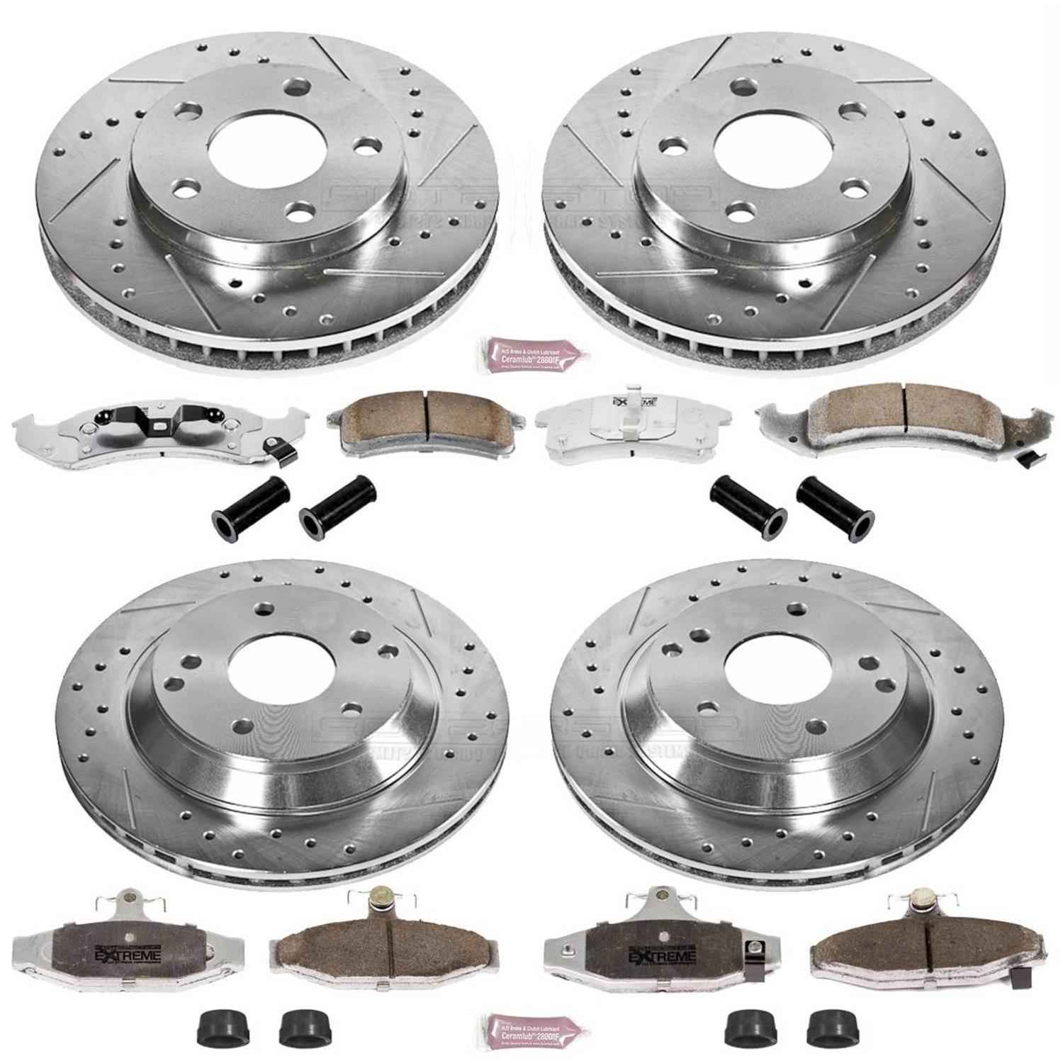 PowerStop Z26 Street Warrior Brake Upgrade Kits for 1994-1997 CAMARO, FIREBIRD - K1535-26