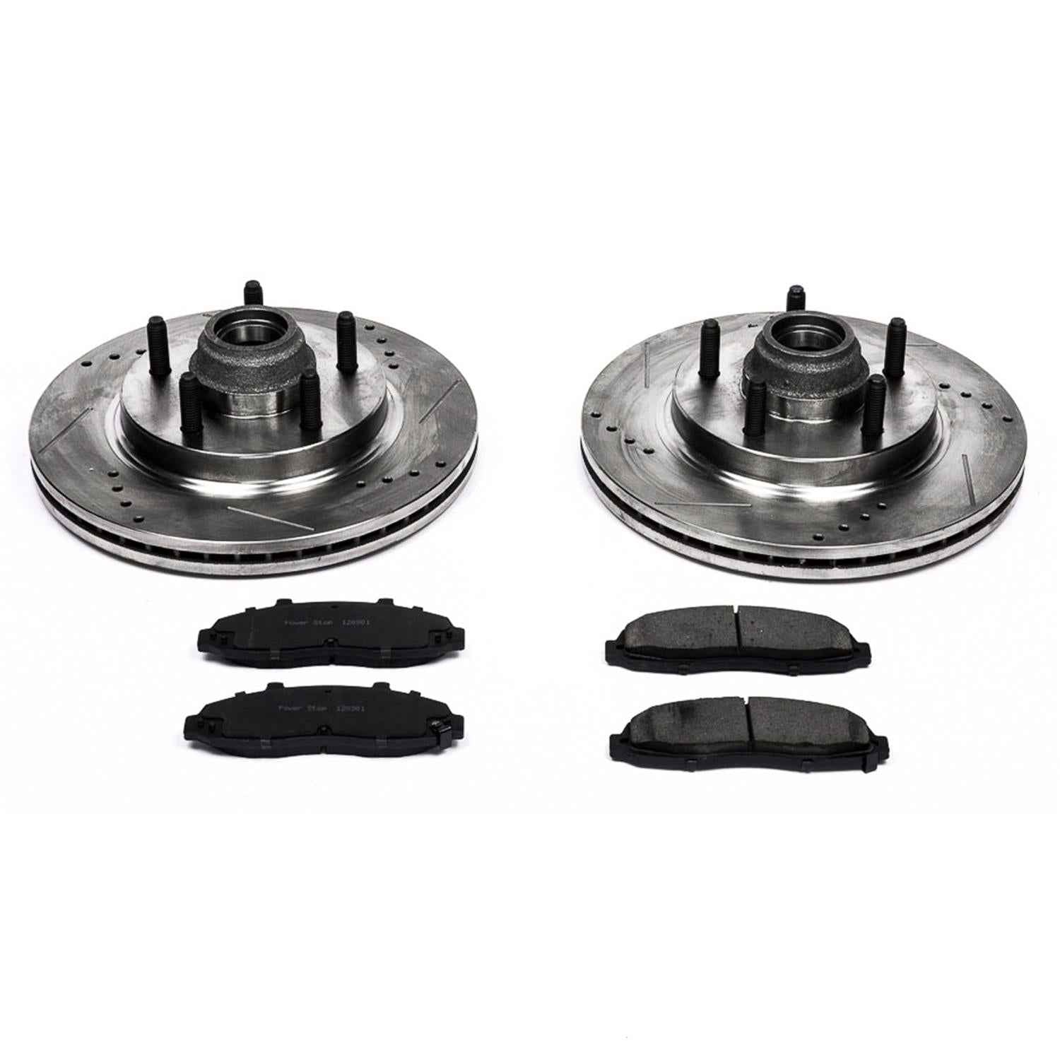 PowerStop Z23 Evolution Sport Brake Upgrade Kits for 2002 BLACKWOOD, 2000-2003 F-150, 2004 F-150 HERITAGE - K1914