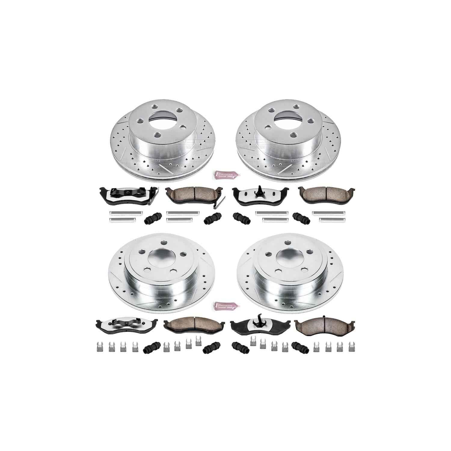 PowerStop Z36 Truck and Tow Brake Upgrade Kits for 2003-2006 WRANGLER - K2154-36