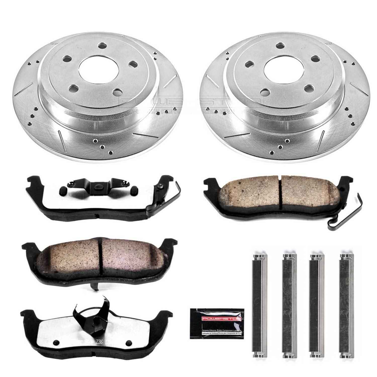 PowerStop Z36 Truck and Tow Brake Upgrade Kits for 2006-2010 COMMANDER, 2005-2010 GRAND CHEROKEE - K2221-36