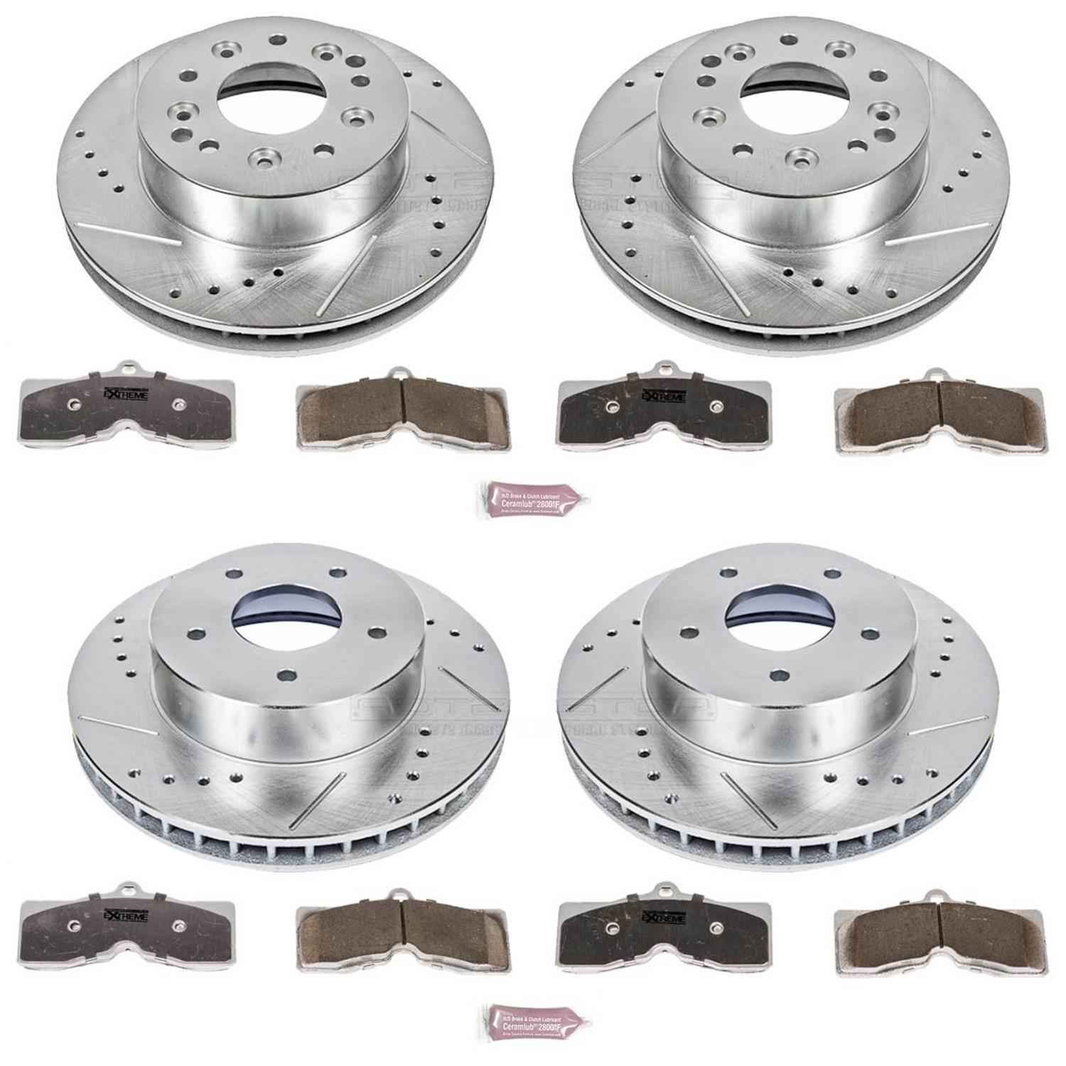 PowerStop Z26 Street Warrior Brake Upgrade Kits for 1963-1982 CORVETTE - K2597-26