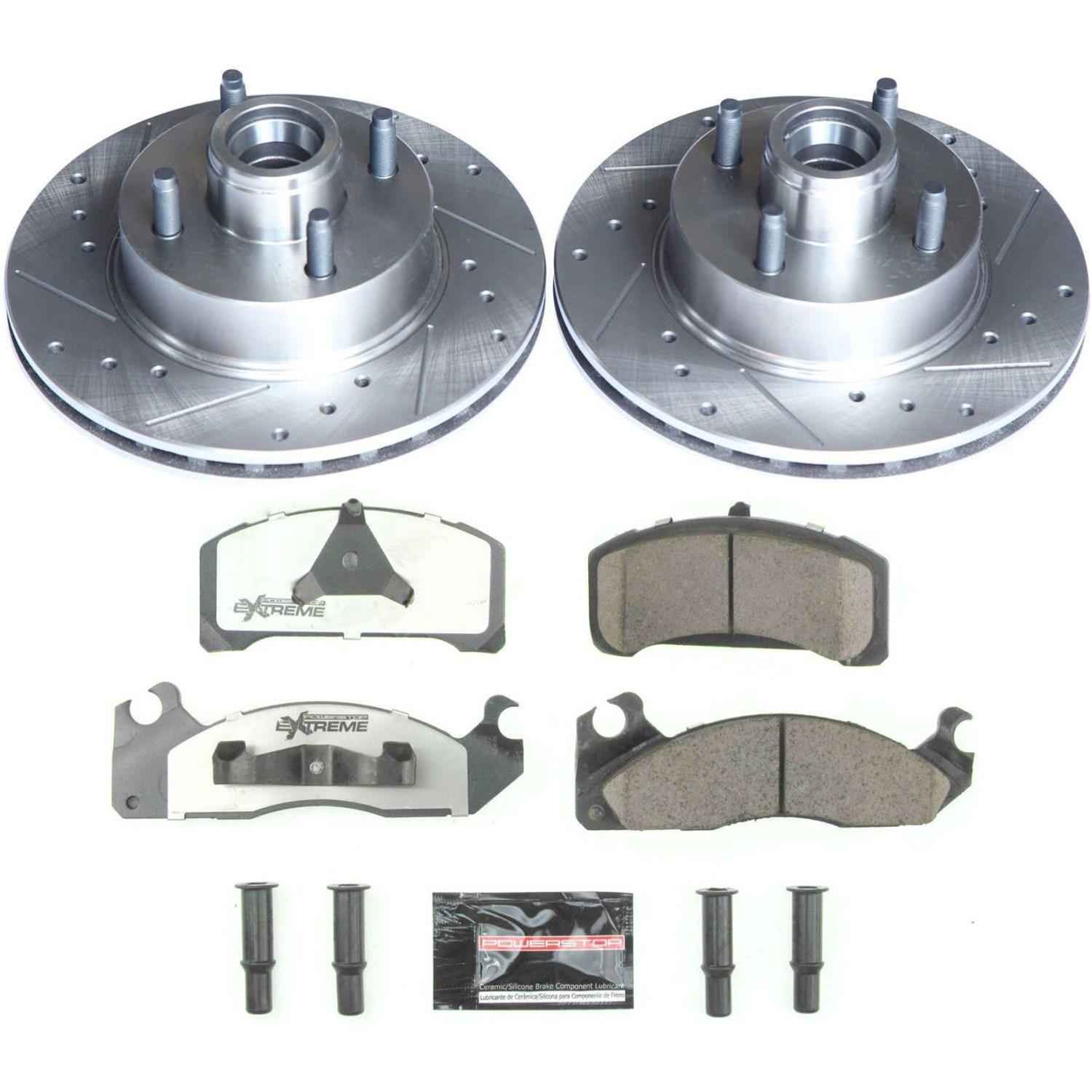PowerStop Z26 Street Warrior Brake Upgrade Kits for 1983-1988 COUGAR, THUNDERBIRD, 1983-1993 MUSTANG - K4816-26