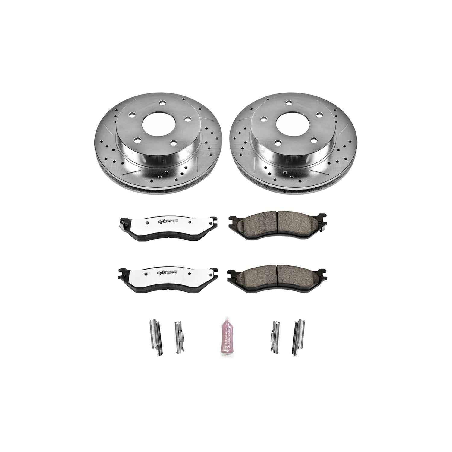 PowerStop Z36 Truck and Tow Brake Upgrade Kits for 2000-2001 RAM 1500 - K5143-36