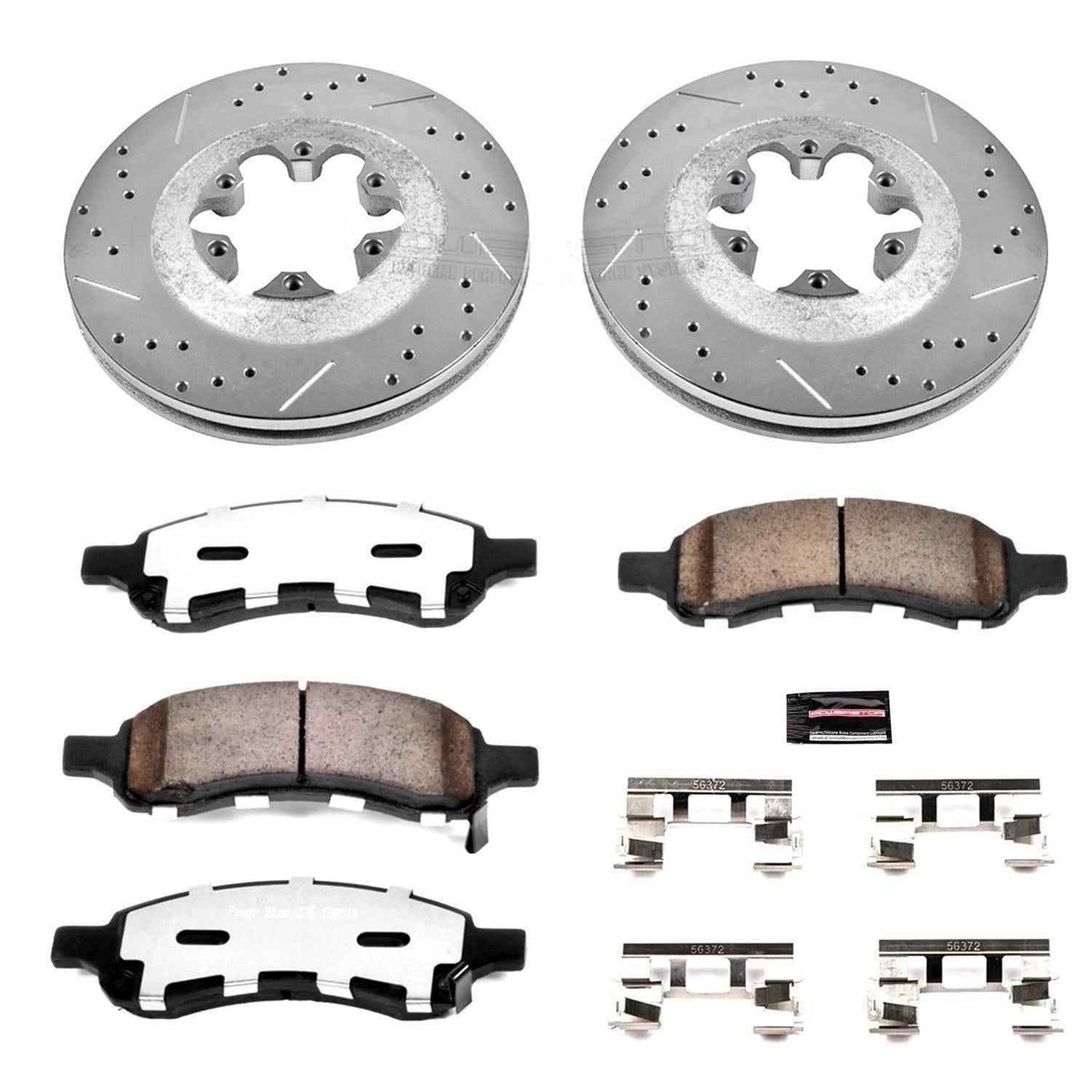 PowerStop Z36 Truck and Tow Brake Upgrade Kits for 2009-2012 CANYON, COLORADO - K5405-36