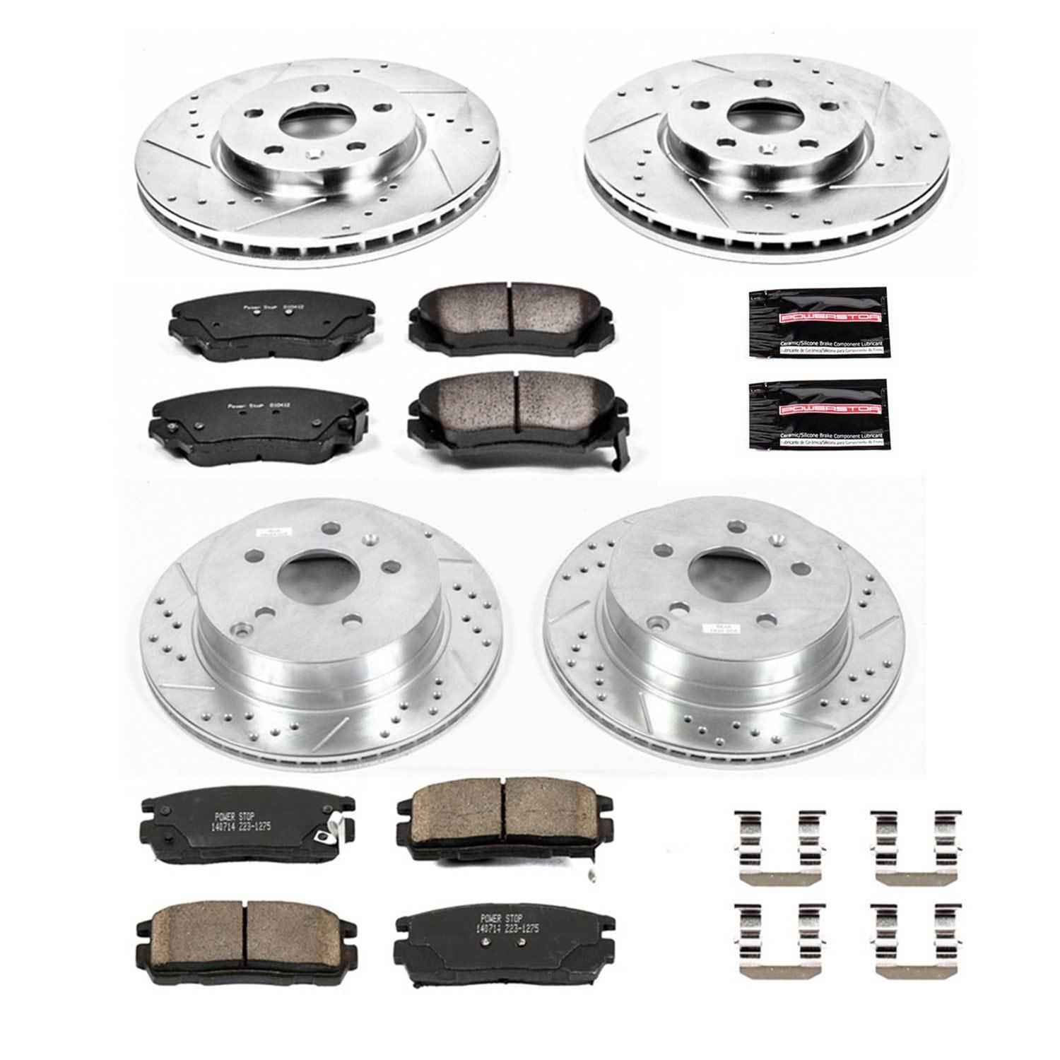PowerStop Z23 Evolution Sport Brake Upgrade Kits for 2010-2017 EQUINOX, TERRAIN - K5516