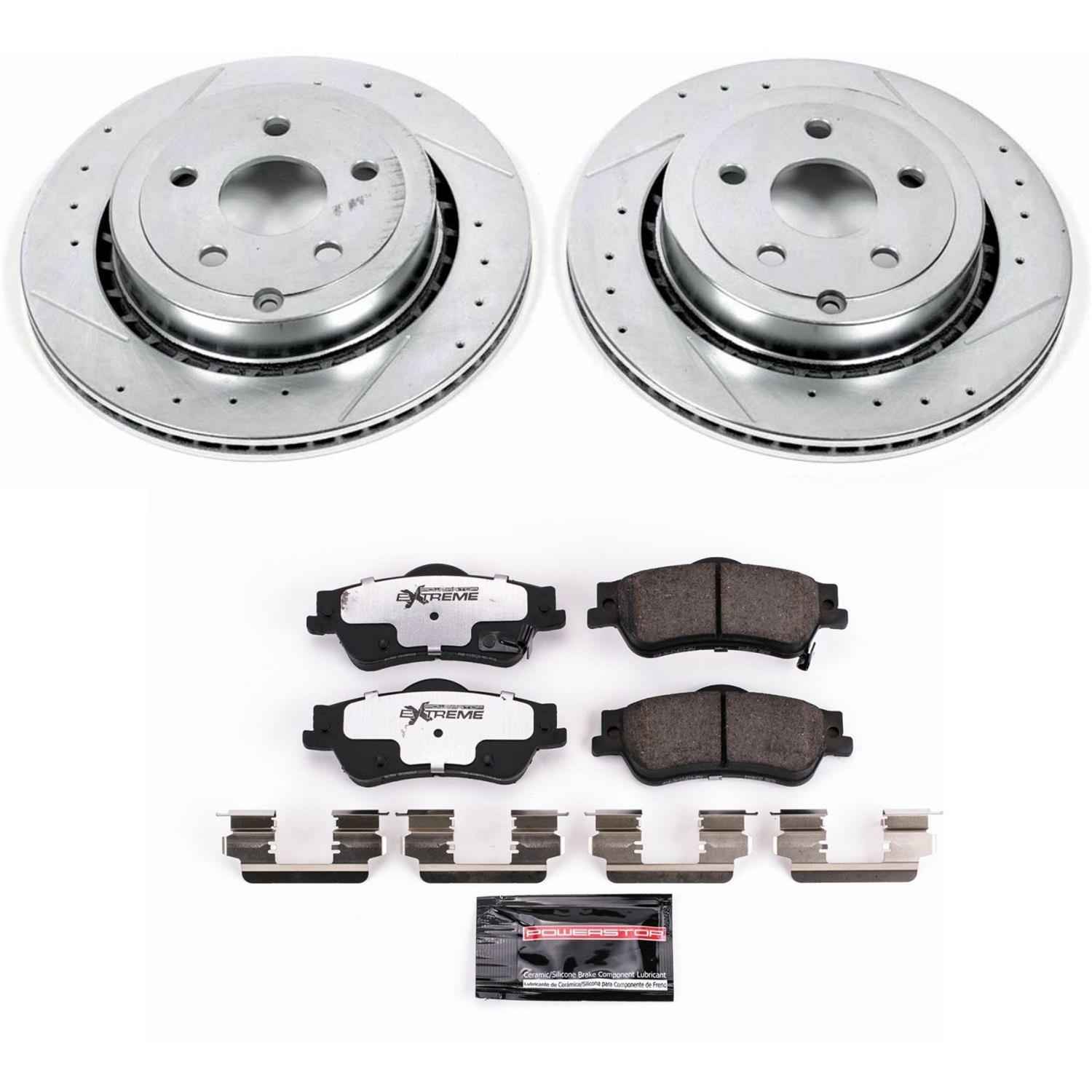 PowerStop Z26 Street Warrior Brake Upgrade Kits for 2011-2017 CAPRICE, 2008-2009 G8, 2014 SS - K5528-26