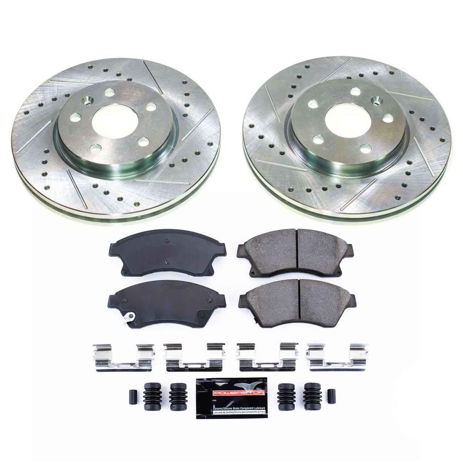 PowerStop Z23 Evolution Sport Brake Upgrade Kits for 2011-2015 CRUZE, 2016 CRUZE LIMITED, 2012-2017 SONIC - K5550