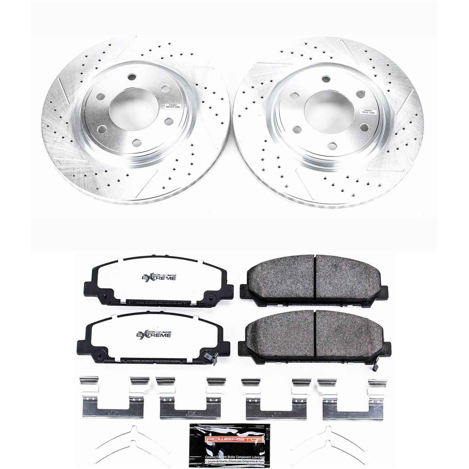 PowerStop Z36 Truck and Tow Brake Upgrade Kits for 2012-2015 ARMADA, 2011-2024 TITAN - K5821-36