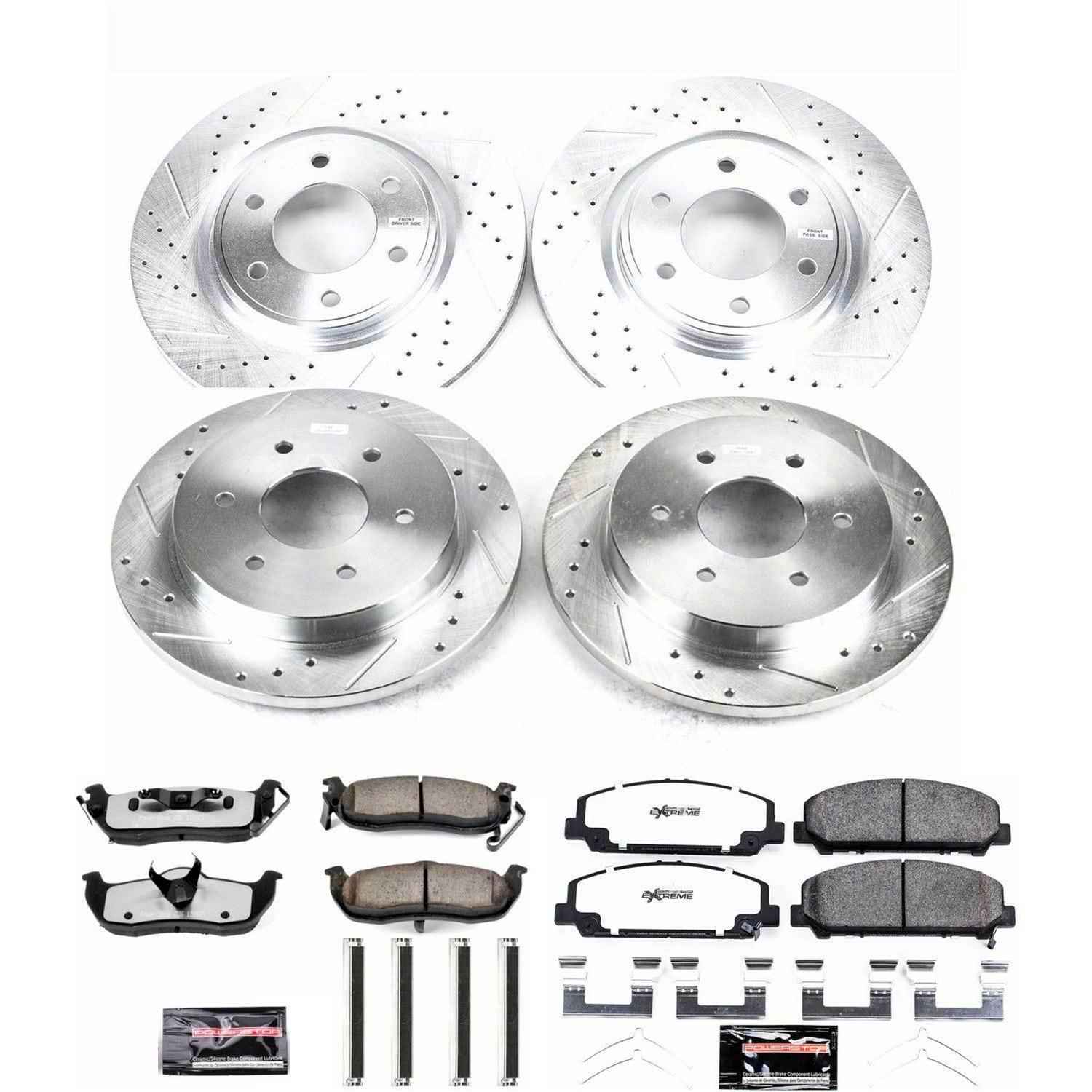 PowerStop Z36 Truck and Tow Brake Upgrade Kits for 2012-2015 ARMADA, 2011-2015 TITAN - K5822-36