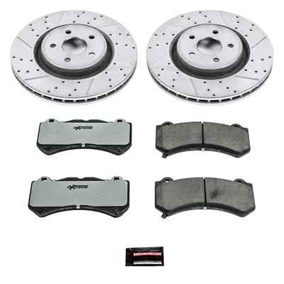 PowerStop Z26 Street Warrior Brake Upgrade Kits for 2018-2020 DURANGO, 2012-2020 GRAND CHEROKEE - K5957-26