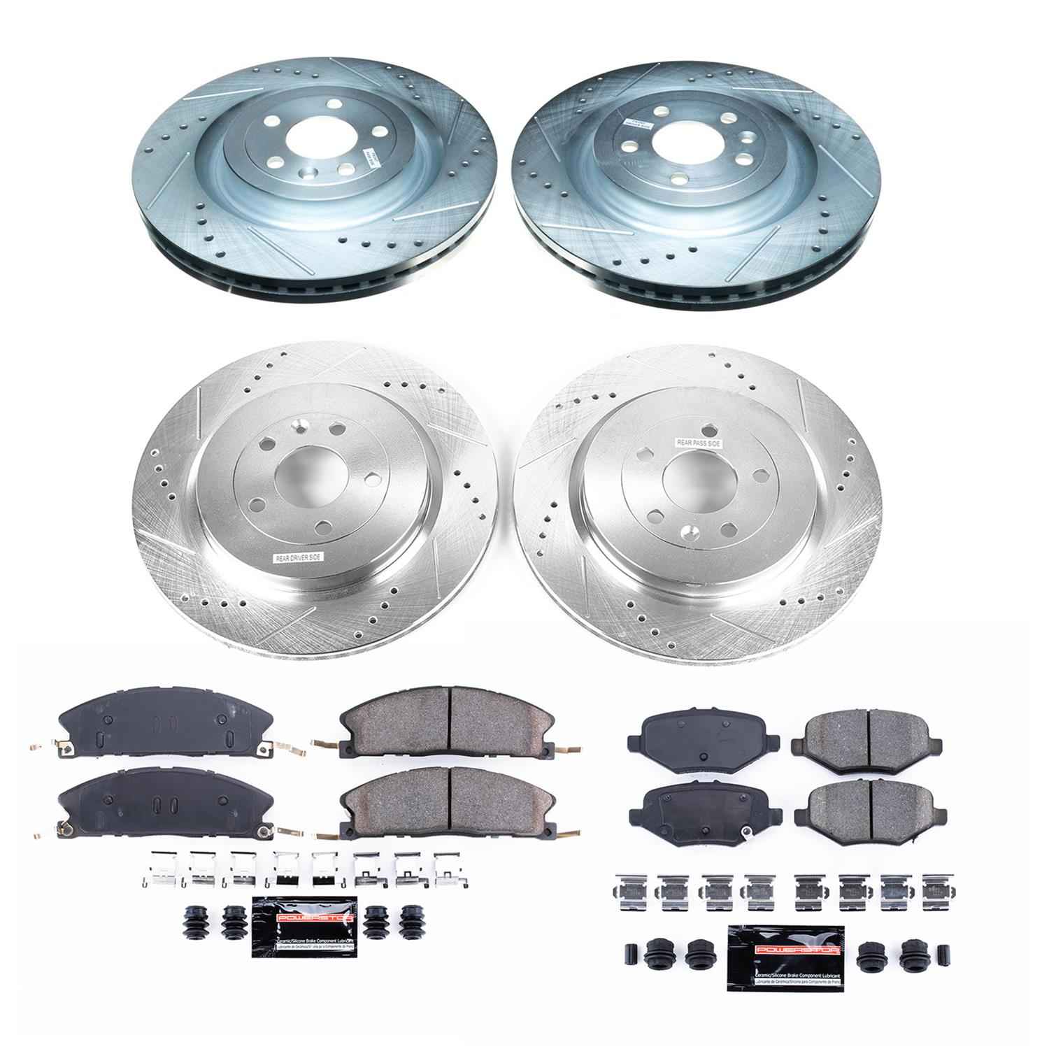 PowerStop Z23 Evolution Sport Brake Upgrade Kits K6375