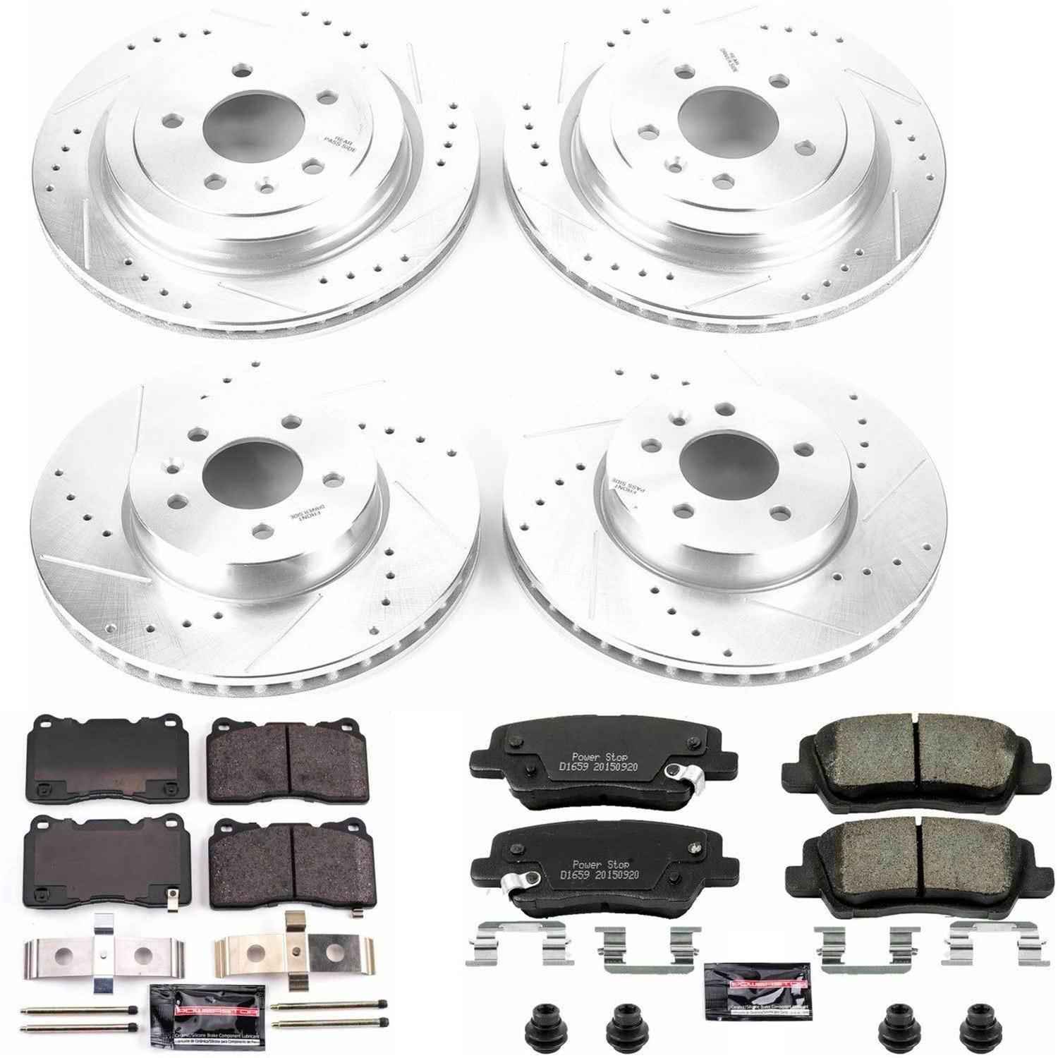 PowerStop Z23 Evolution Sport Brake Upgrade Kits for 2013-2015 ATS - K6390
