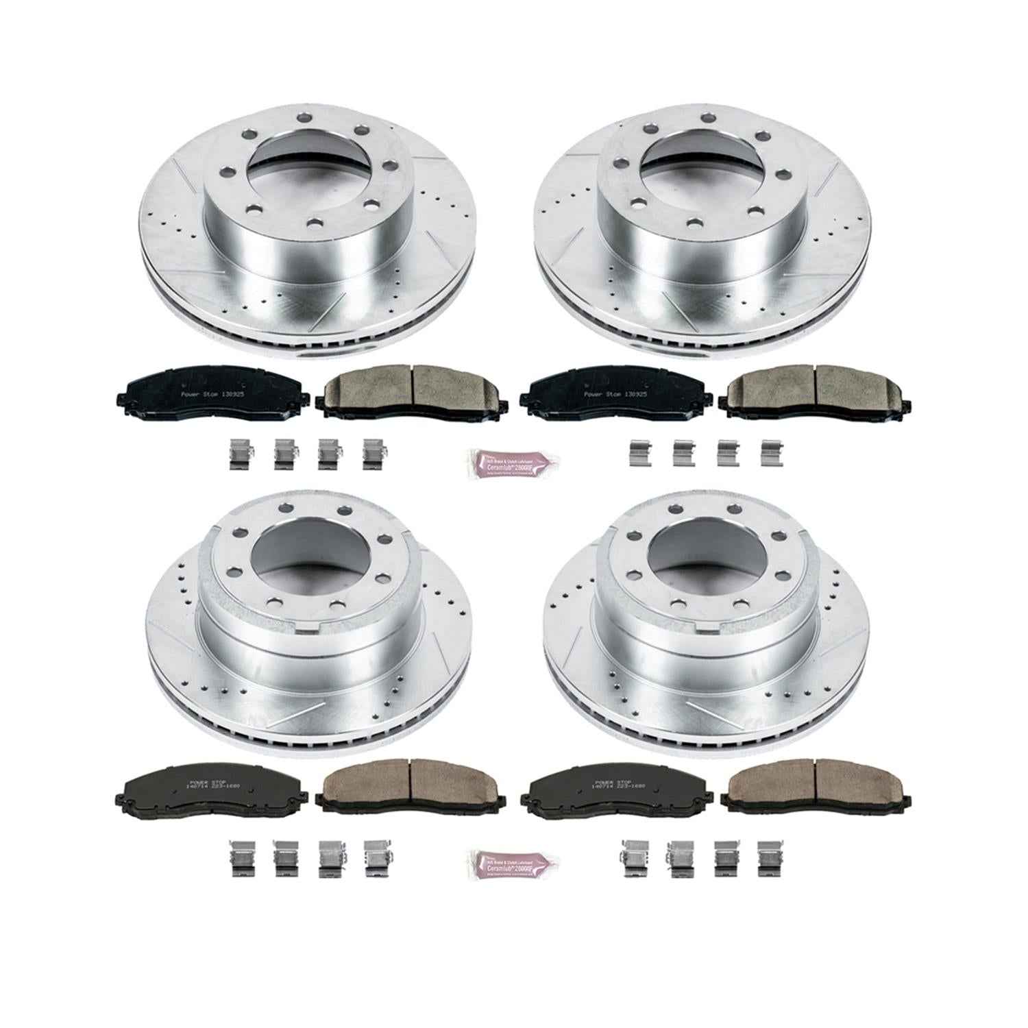 PowerStop Z23 Evolution Sport Brake Upgrade Kits for 2012-2022 F-250 SUPER DUTY, 2013-2022 F-350 SUPER DUTY - K6405