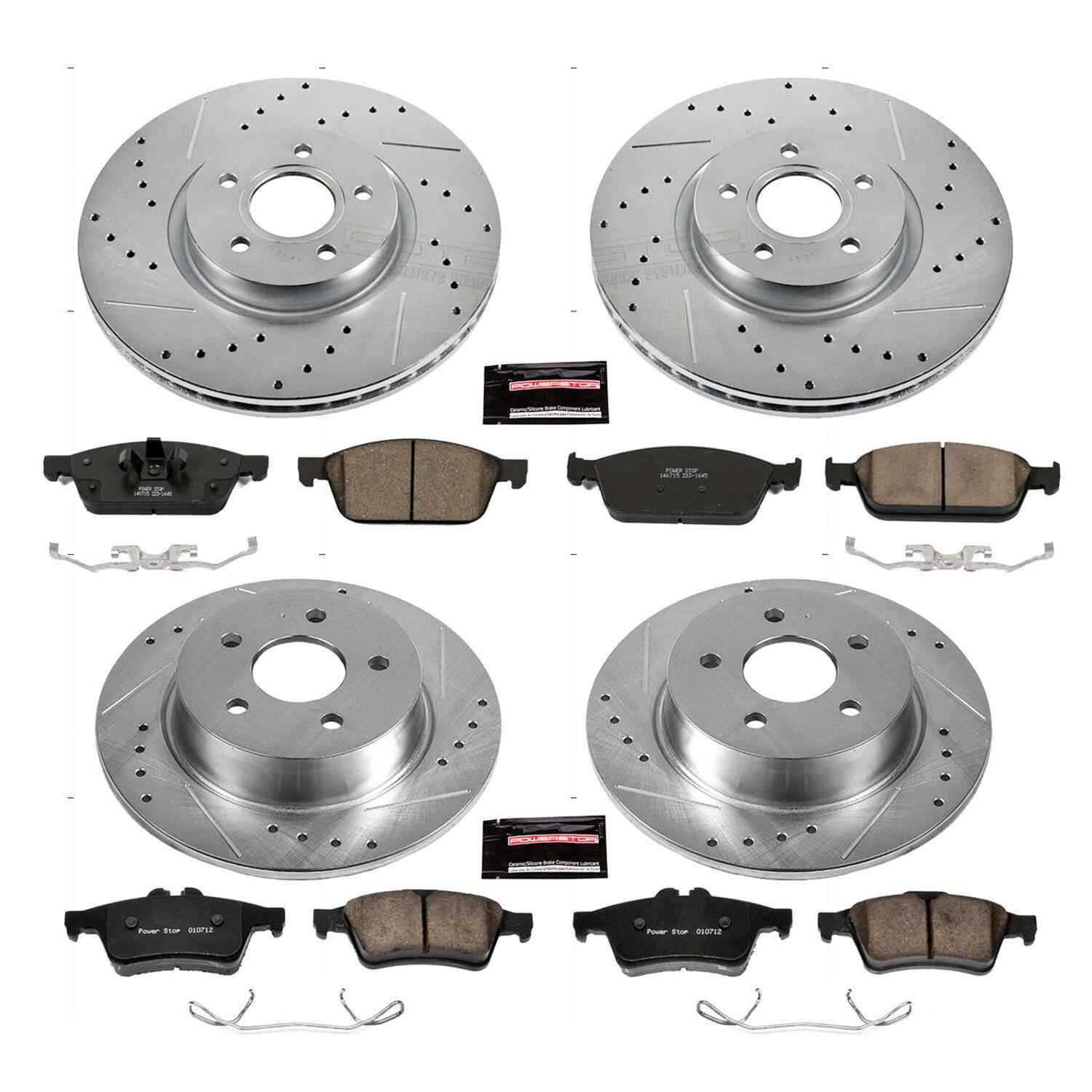 PowerStop Z23 Evolution Sport Brake Upgrade Kits for 2013-2016 ESCAPE, 2014-2018 TRANSIT CONNECT - K6478
