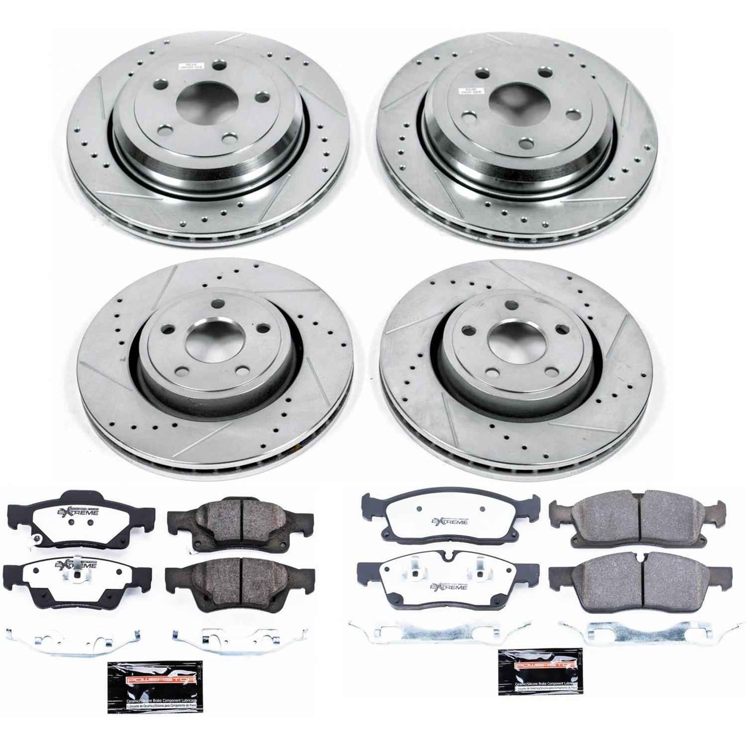 PowerStop Z36 Truck and Tow Brake Upgrade Kits for 2012-2020 DURANGO, 2013-2015 GRAND CHEROKEE - K6537-36