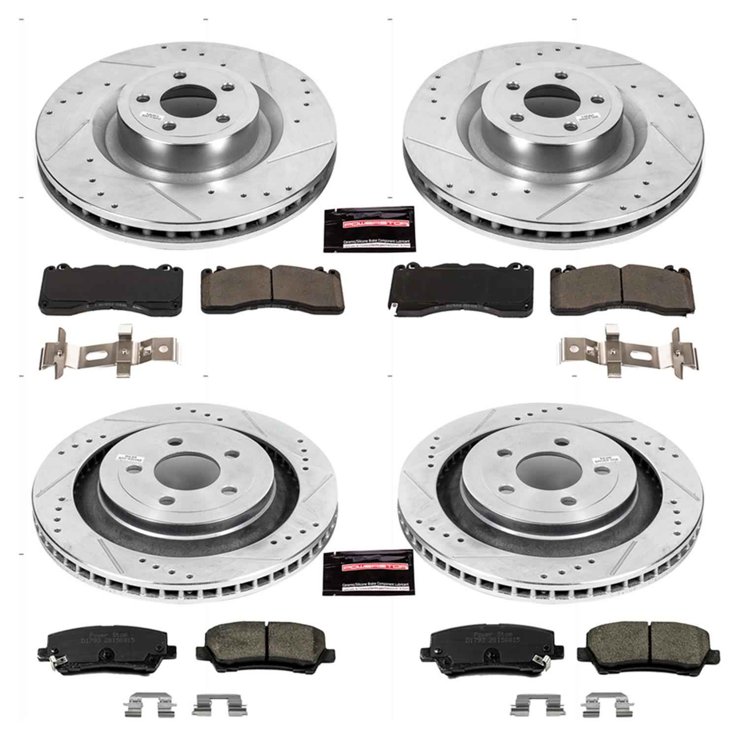 PowerStop Z23 Evolution Sport Brake Upgrade Kits for 2015-2023 MUSTANG - K6810