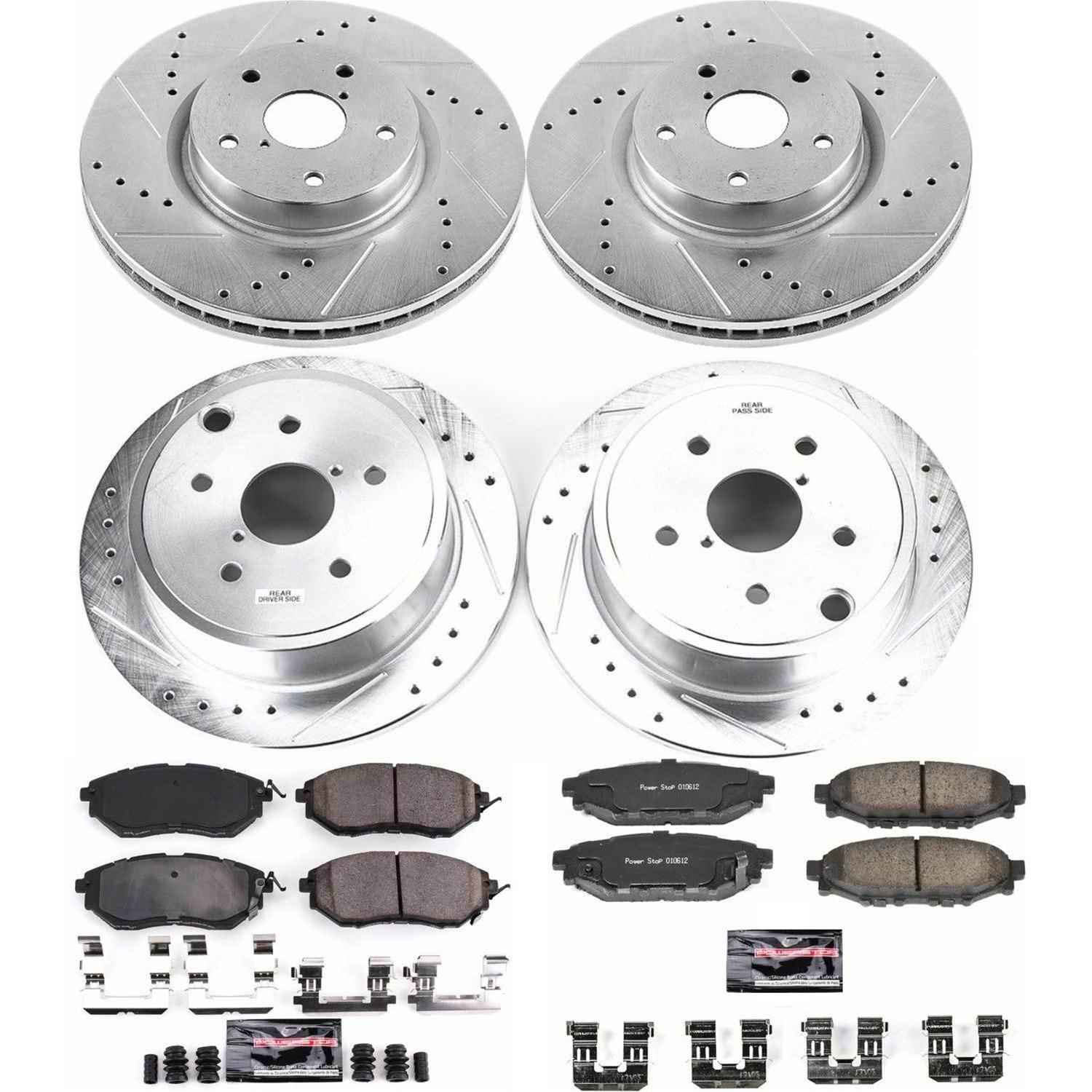 PowerStop Z23 Evolution Sport Brake Upgrade Kits for 2015-2021 WRX - K6932