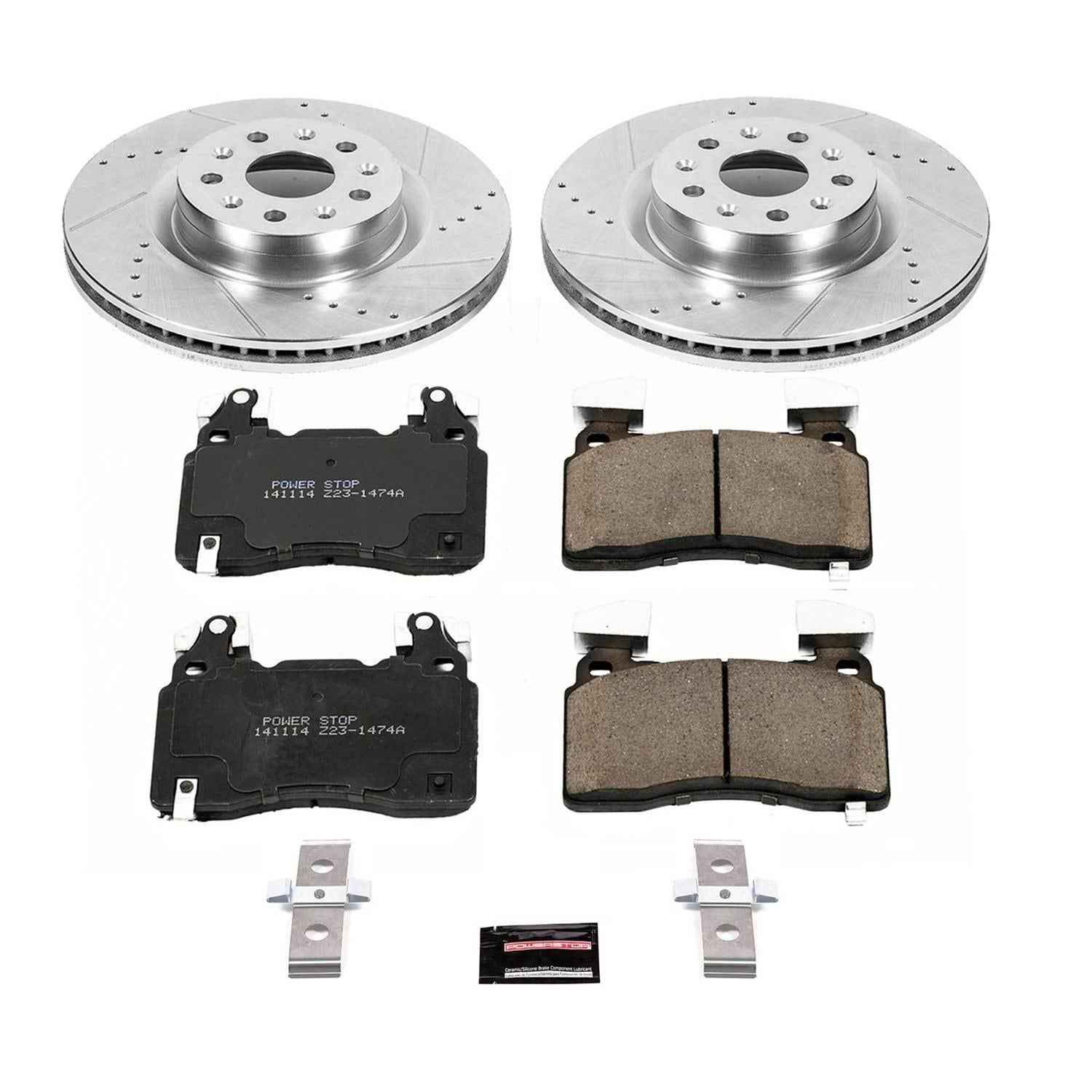 PowerStop Z23 Evolution Sport Brake Upgrade Kits for 2016-2023 CAMARO, 2016-2018 CT6, 2014-2019 CTS - K6998