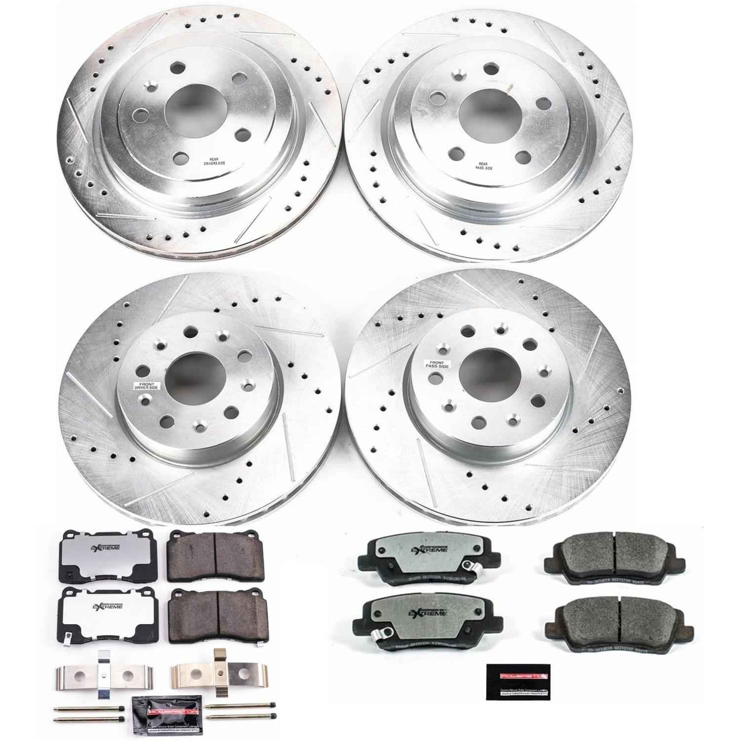 PowerStop Z26 Street Warrior Brake Upgrade Kits for 2014-2018 CTS - K7000-26