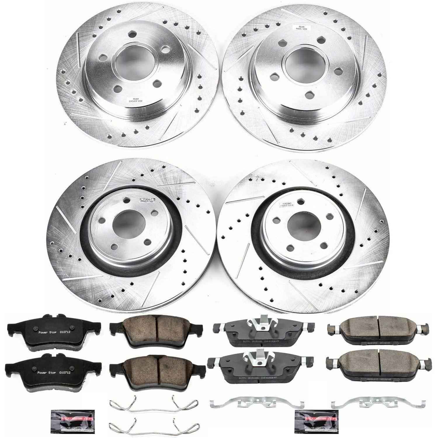 PowerStop Z23 Evolution Sport Brake Upgrade Kits for 2014-2018 FOCUS - K7233