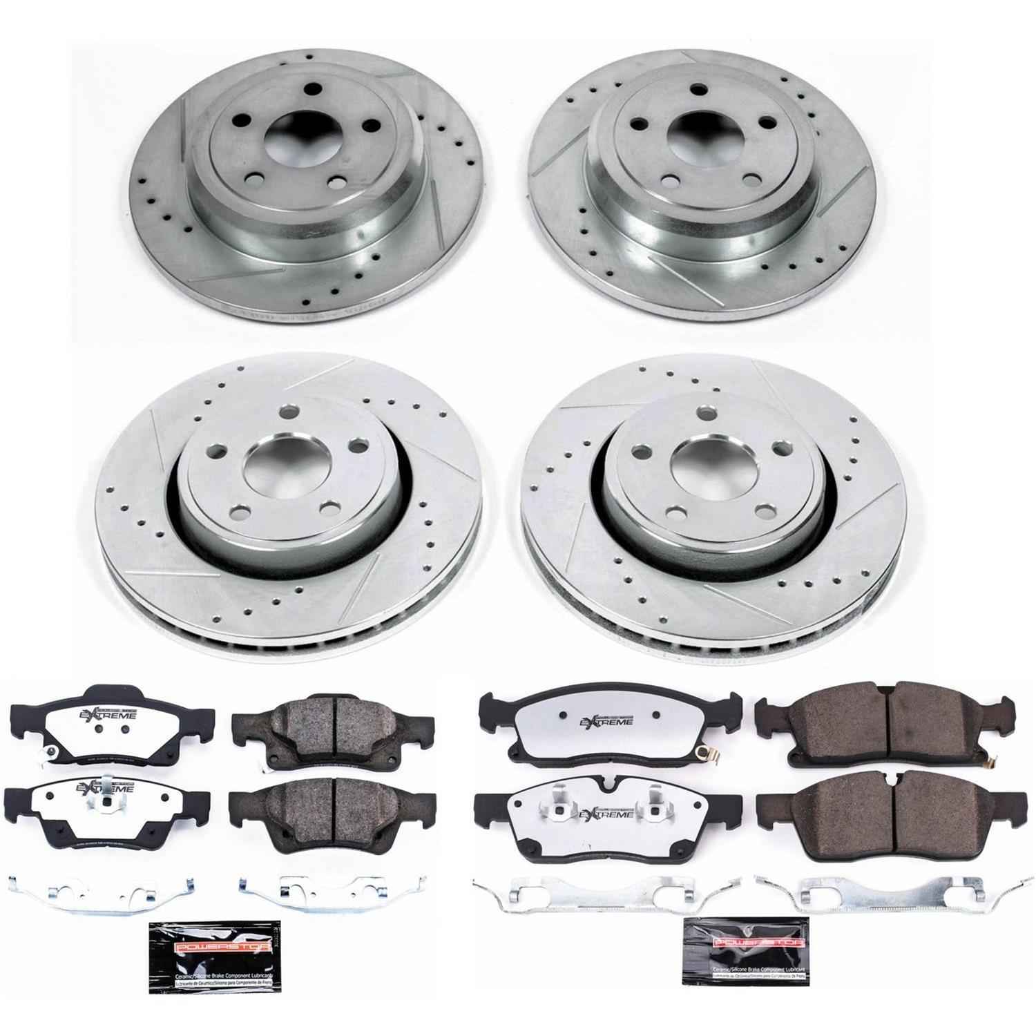 PowerStop Z36 Truck and Tow Brake Upgrade Kits for 2017-2020 GRAND CHEROKEE - K7413-36