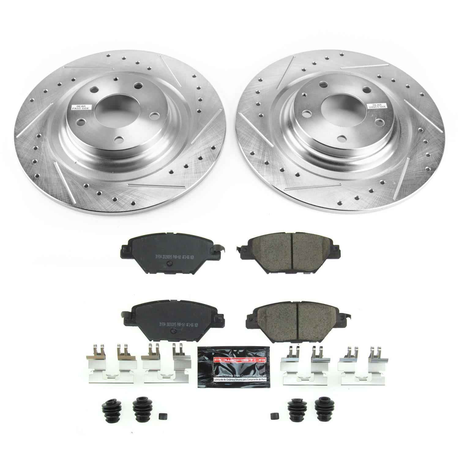 PowerStop Z23 Evolution Sport Brake Upgrade Kits for 2016-2023 CX-9 - K7742