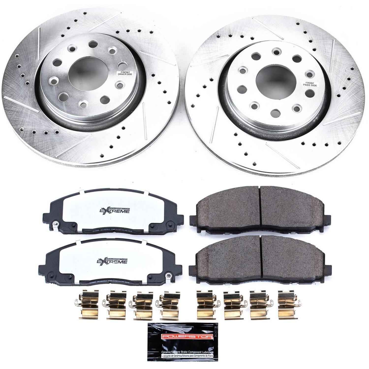 PowerStop Z36 Truck and Tow Brake Upgrade Kits for 2020-2023 GLADIATOR, 2018-2022 WRANGLER - K7940-36