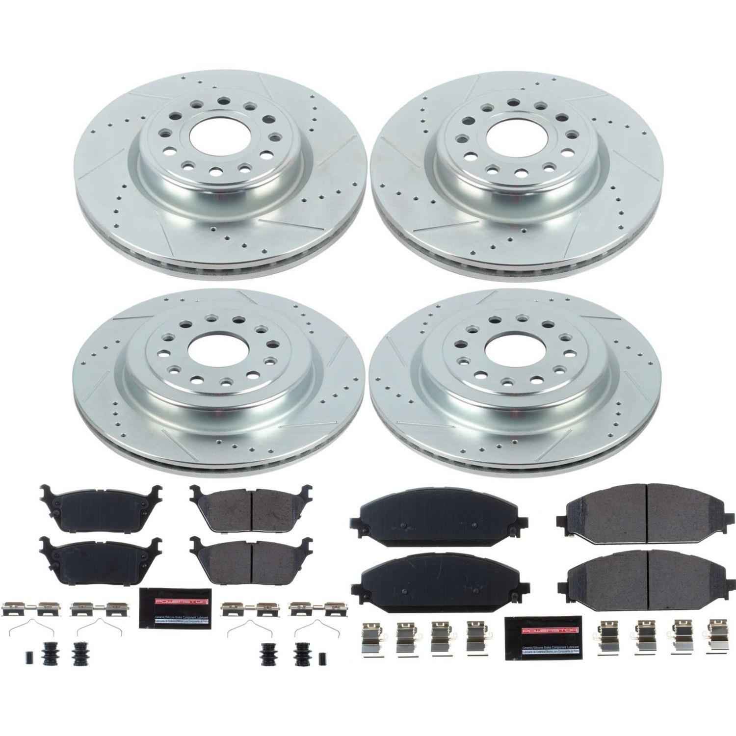 PowerStop Z23 Evolution Sport Brake Upgrade Kits for 2019-2025 1500 - K8182
