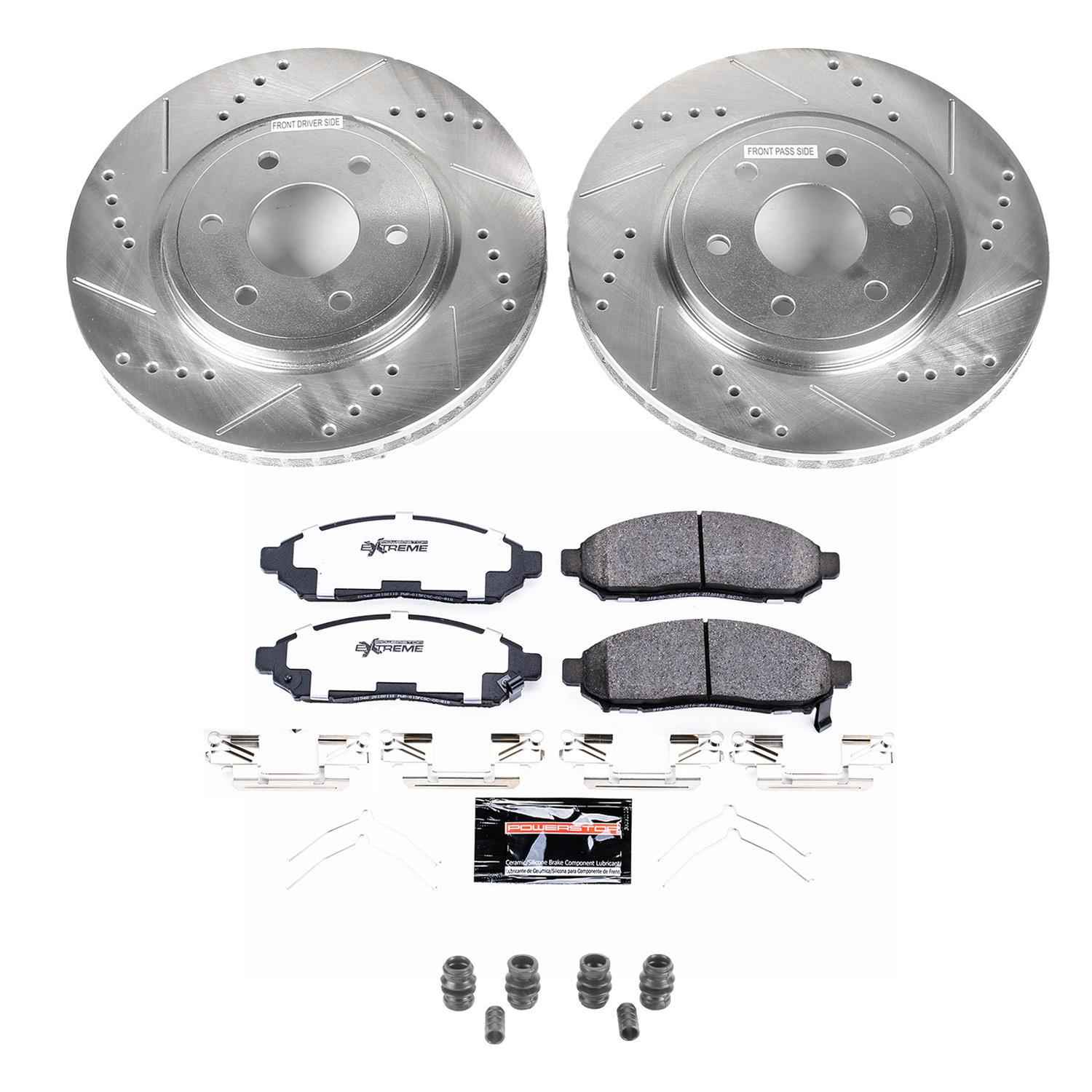 PowerStop Z36 Truck and Tow Brake Upgrade Kits for 2016-2024 FRONTIER - K8325-36