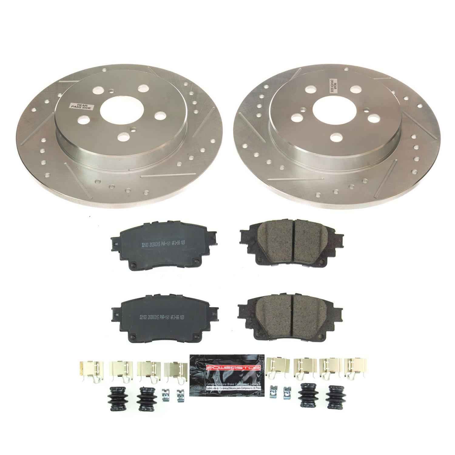 PowerStop Z23 Evolution Sport Brake Upgrade Kits for 2019-2024 COROLLA - K8336