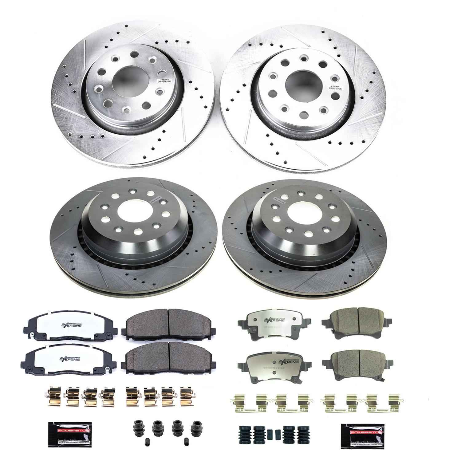 PowerStop Z36 Truck and Tow Brake Upgrade Kits for 2020-2023 GLADIATOR, 2021-2022 WRANGLER - K8509-36
